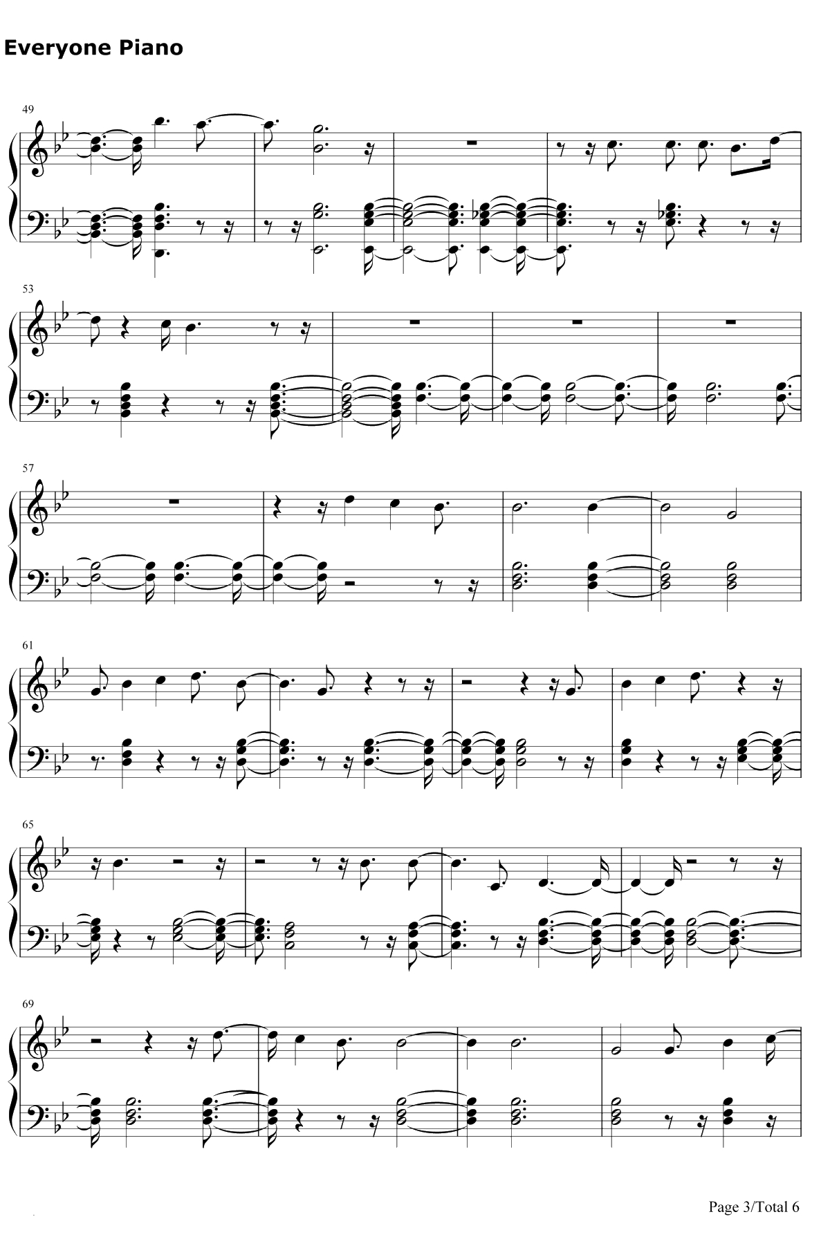 You Are The Reason钢琴谱-Calum Scott3