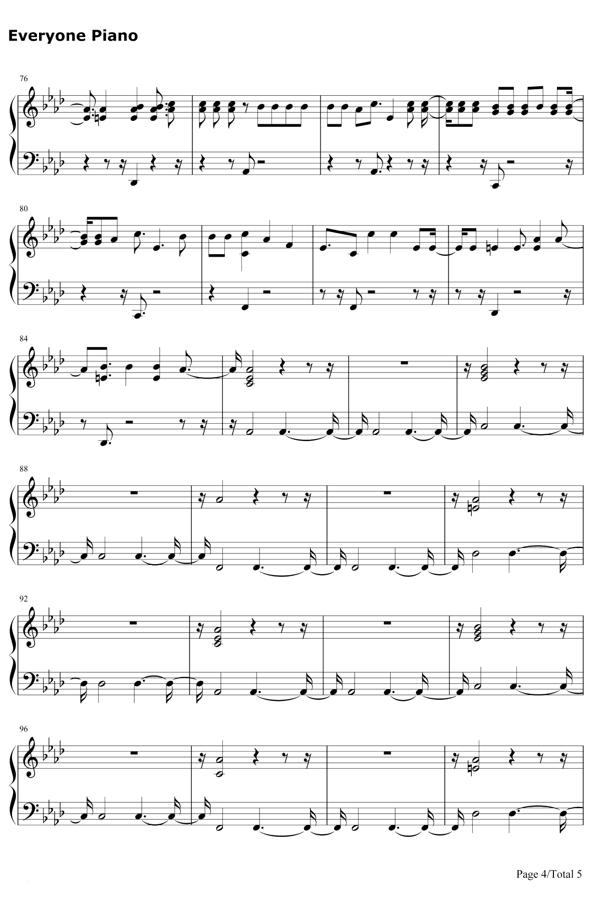 What Is Love钢琴谱-Twice4