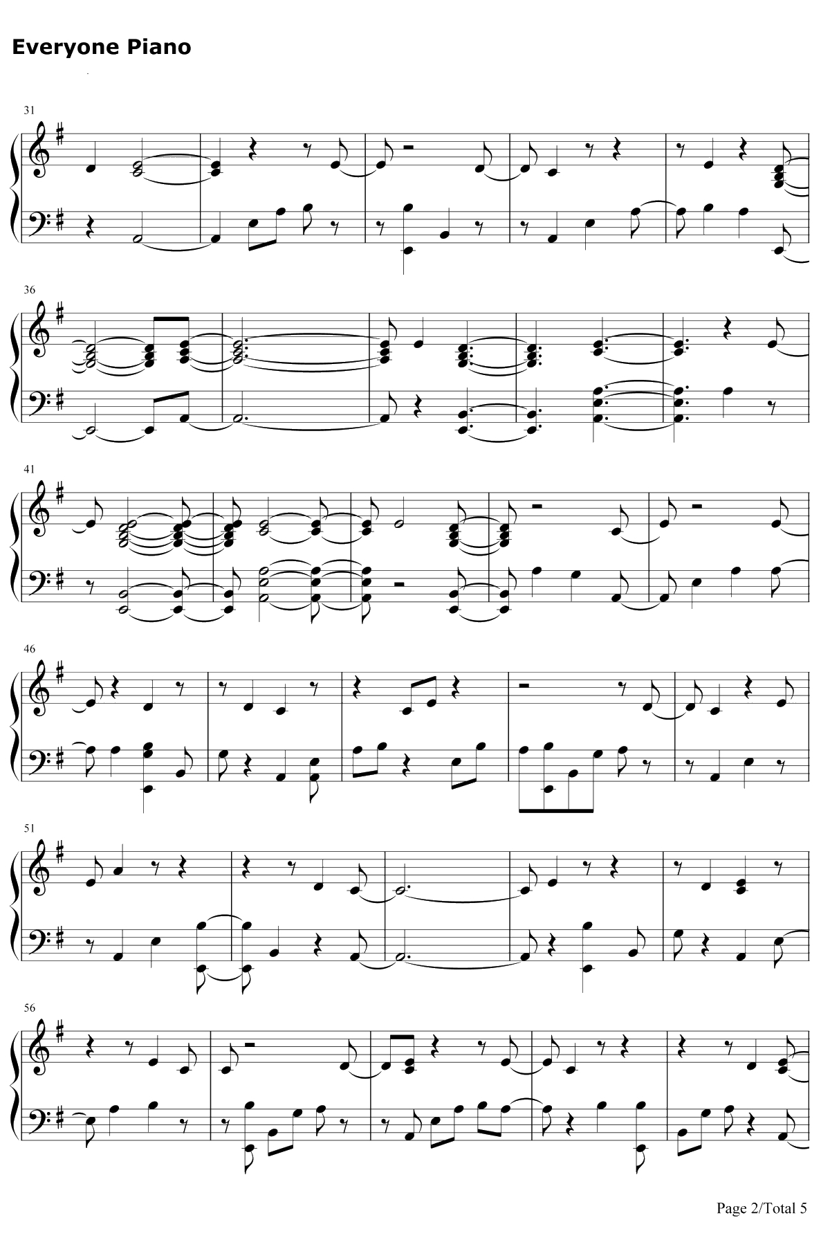 Supplies钢琴谱-Justin Timberlake2