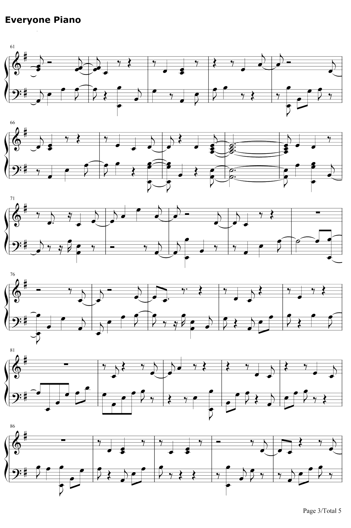 Supplies钢琴谱-Justin Timberlake3