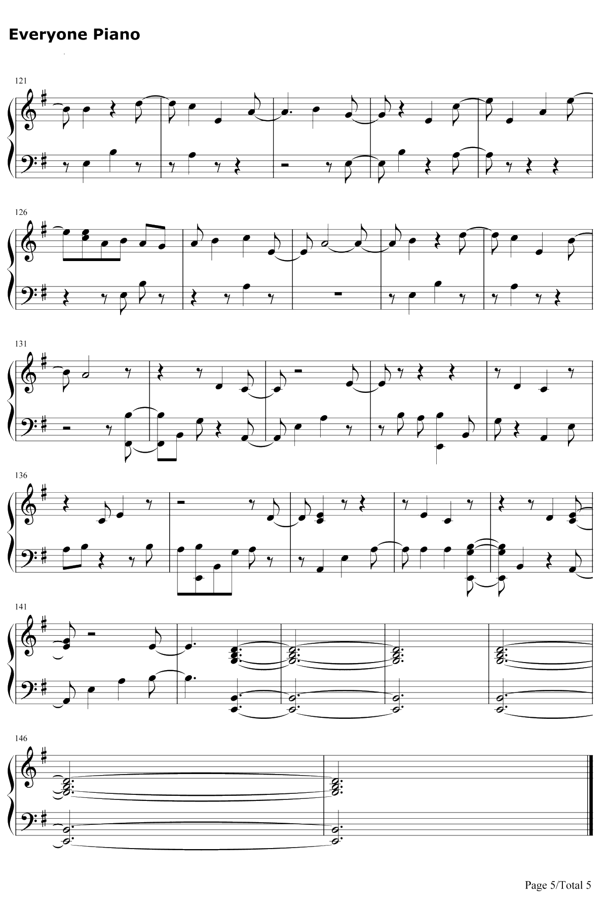 Supplies钢琴谱-Justin Timberlake5