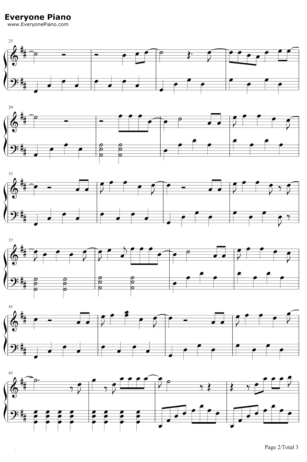 伟大的渺小钢琴谱-林俊杰2