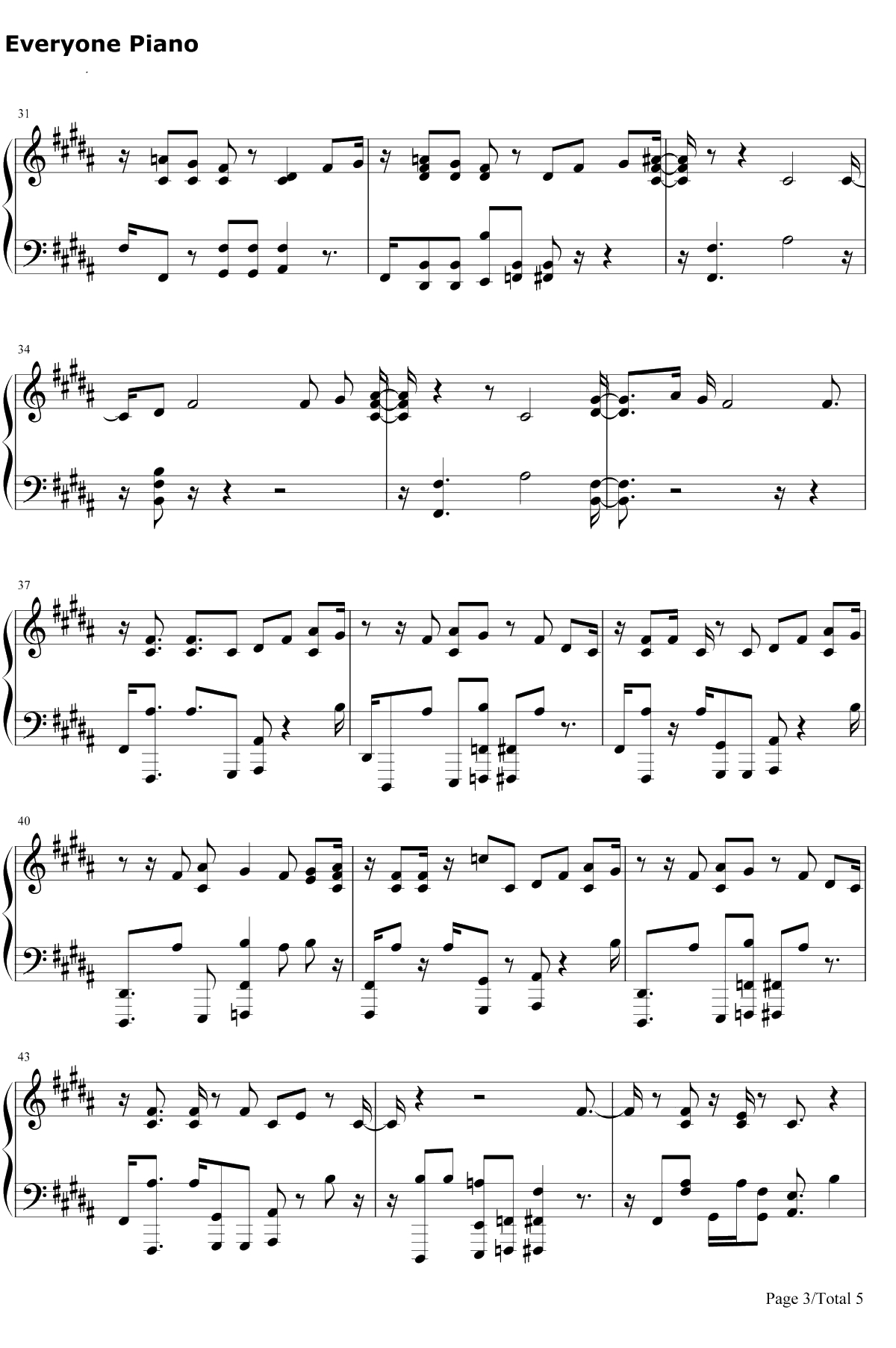 No Excuses钢琴谱-Meghan Trainor3