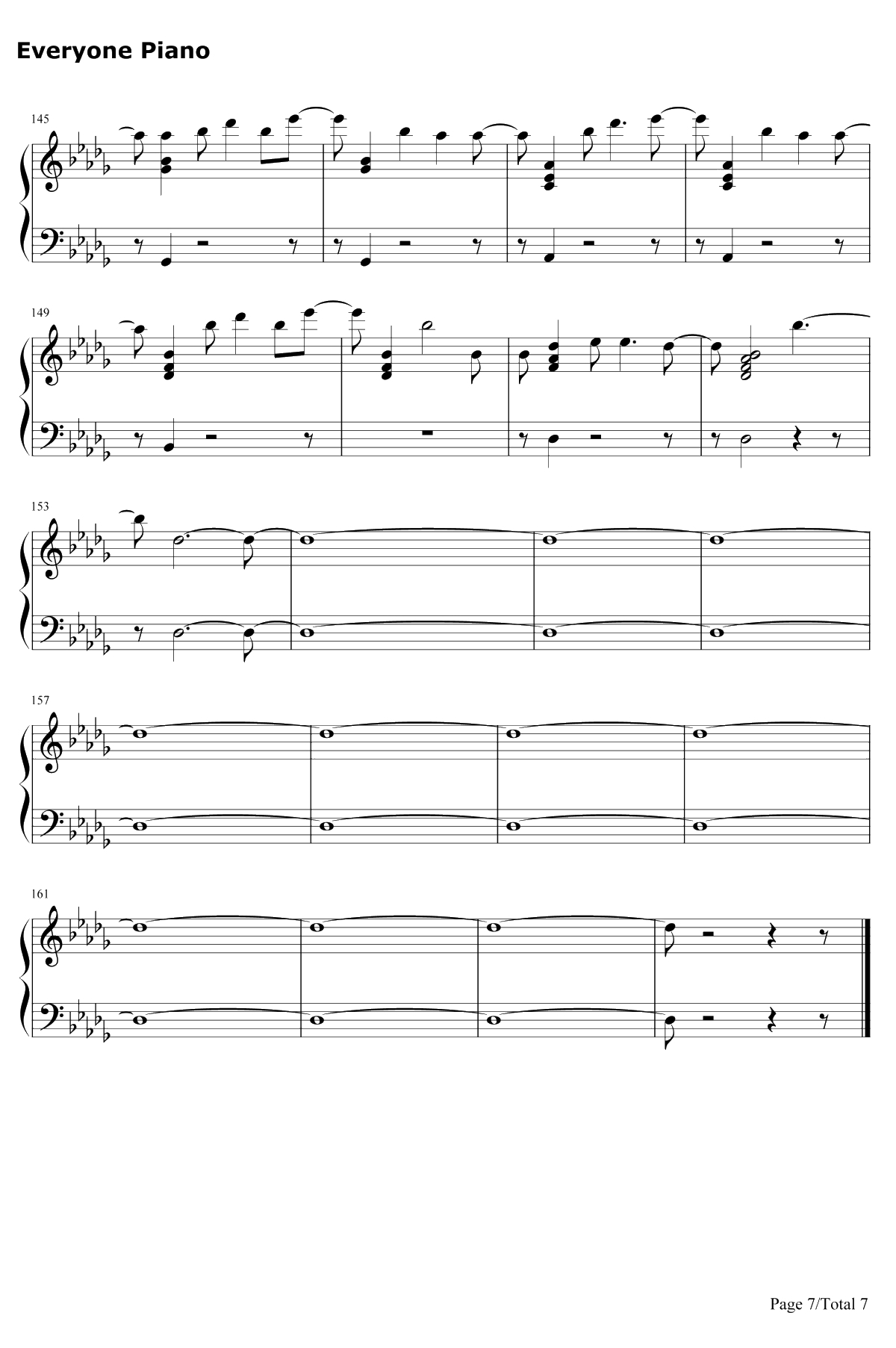 Alien钢琴谱-Jonas Blue / Sabrina Carpenter7