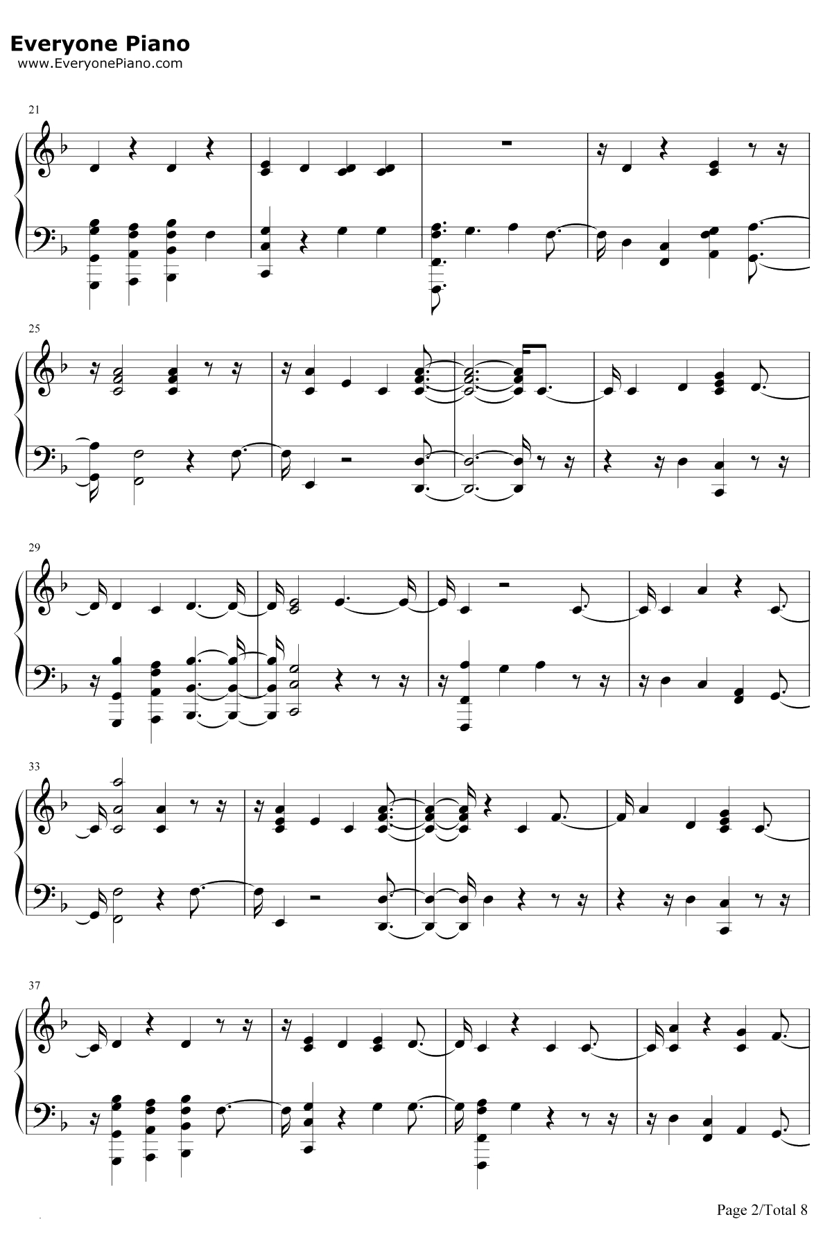 Morning Light钢琴谱-Justin Timberlake / Alicia Keys2