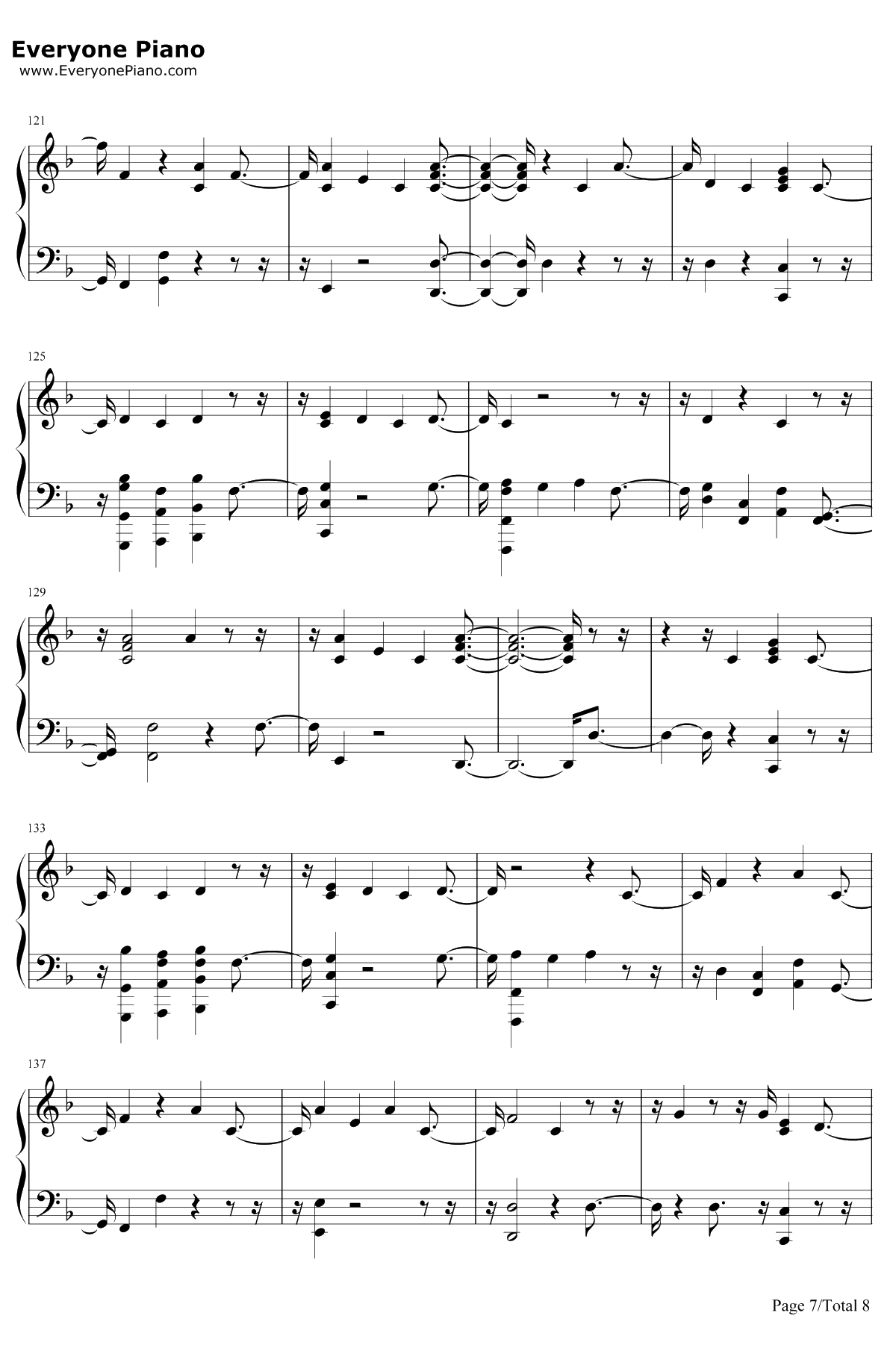 Morning Light钢琴谱-Justin Timberlake / Alicia Keys7