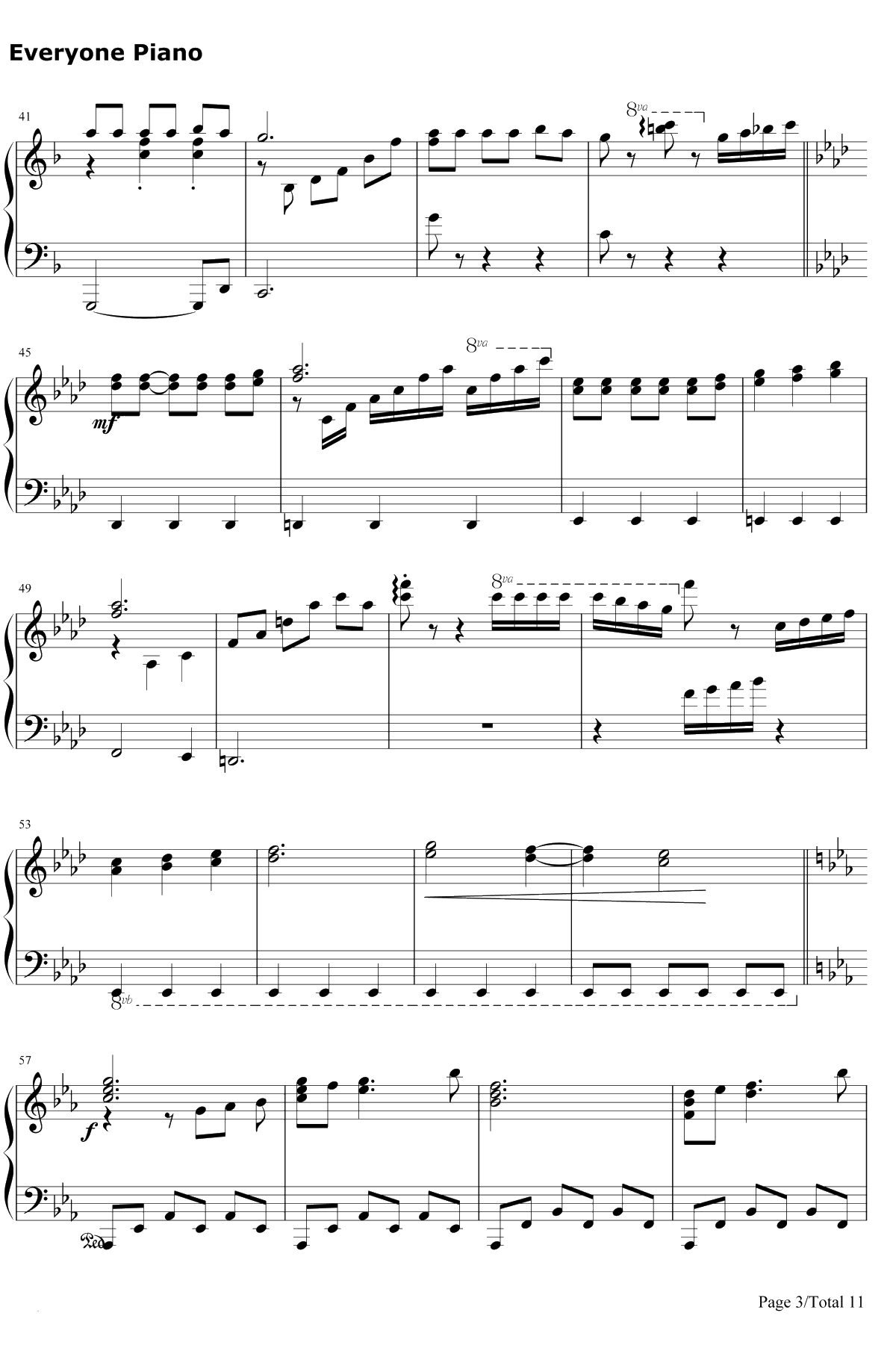 空と風と恋のワルツ钢琴谱-津田美波3