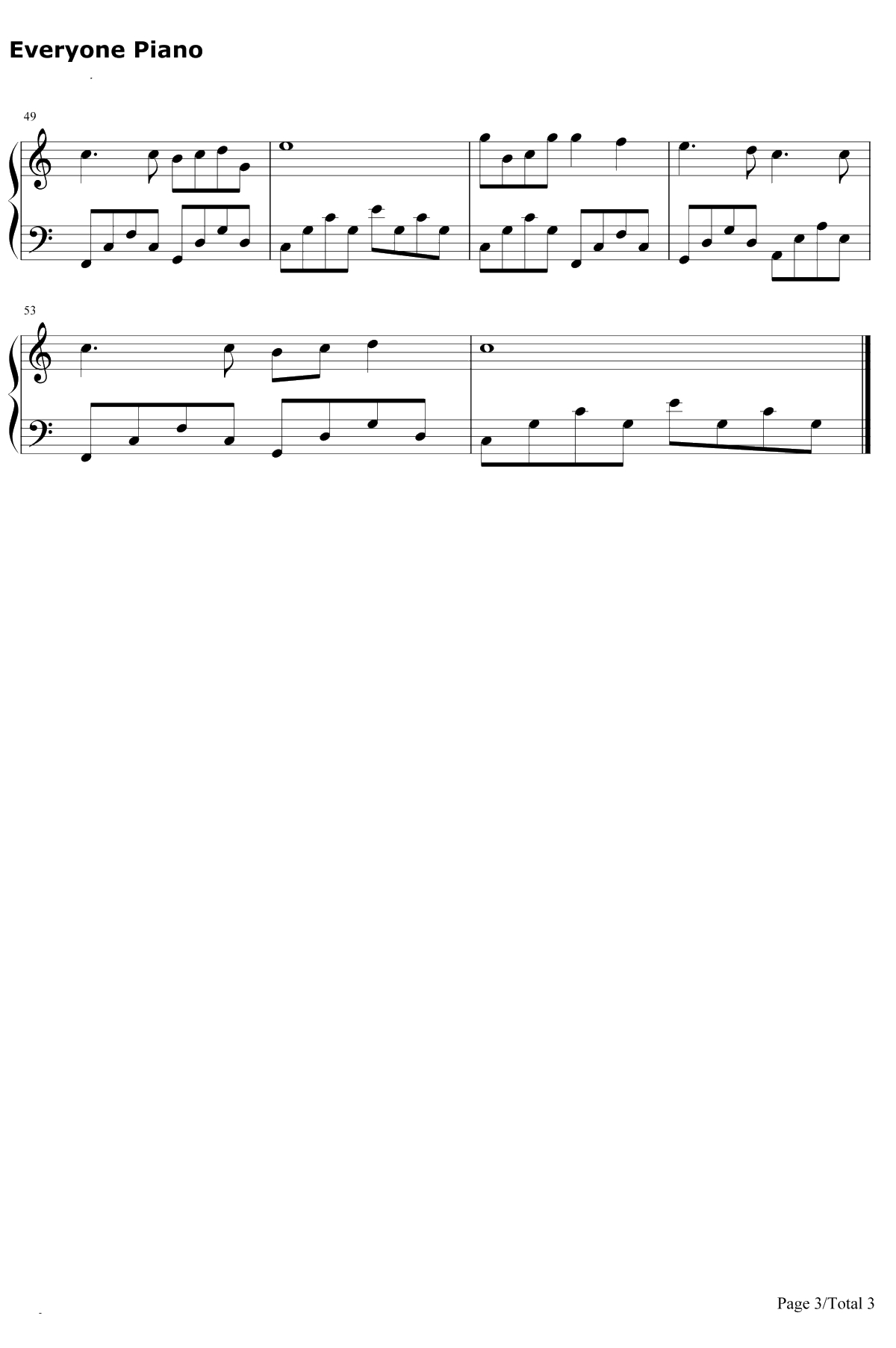 笔记 钢琴谱-周笔畅3