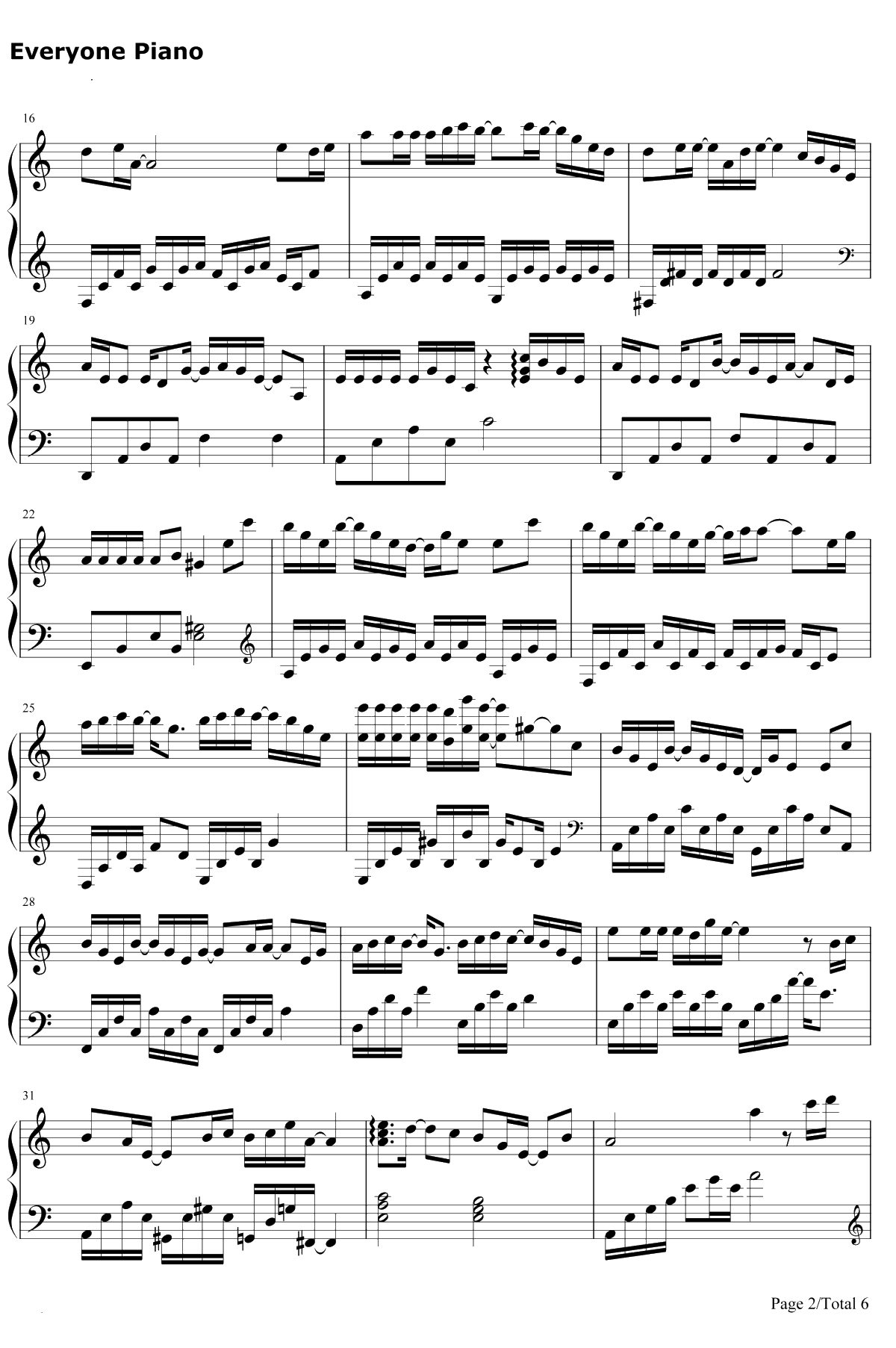 同道殊途钢琴谱-litterzy2