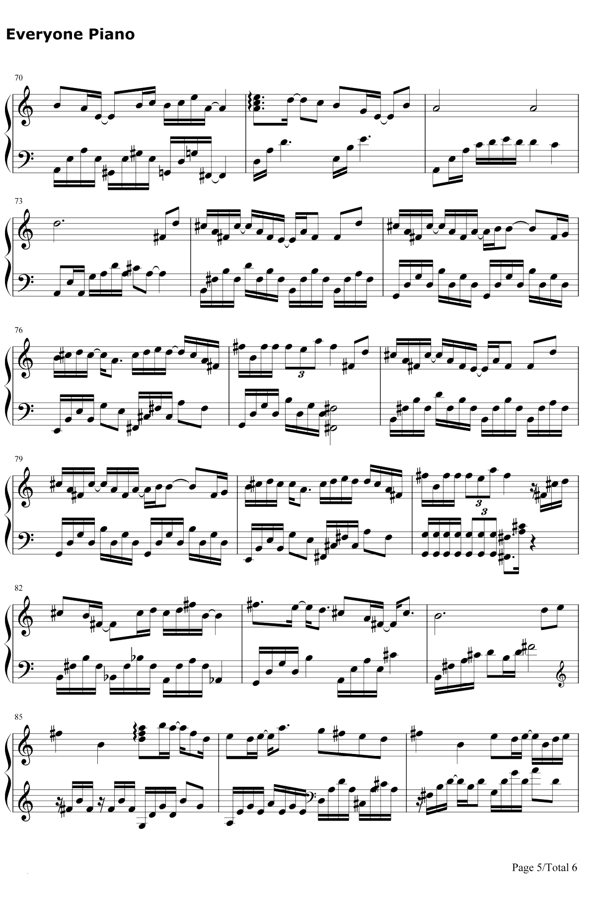 同道殊途钢琴谱-litterzy5