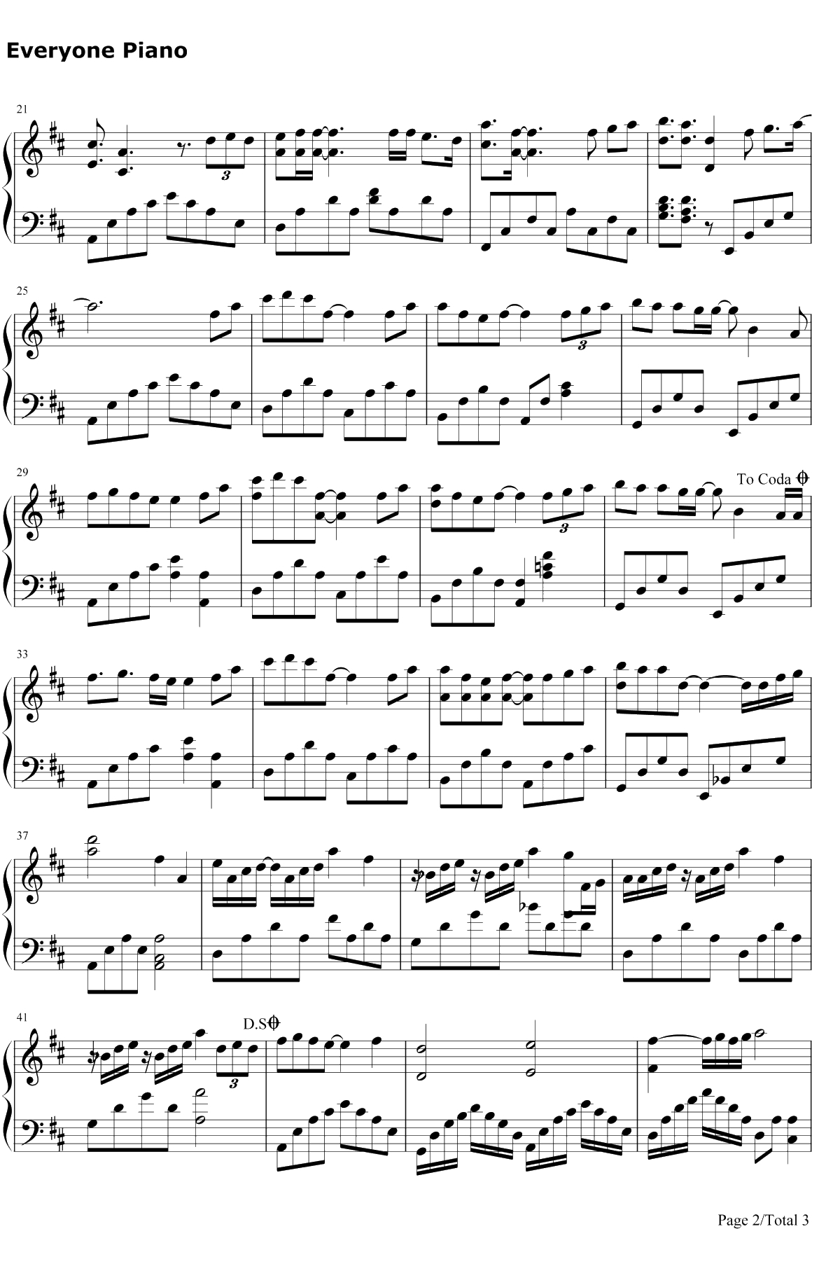 就算没有如果钢琴谱-香香2