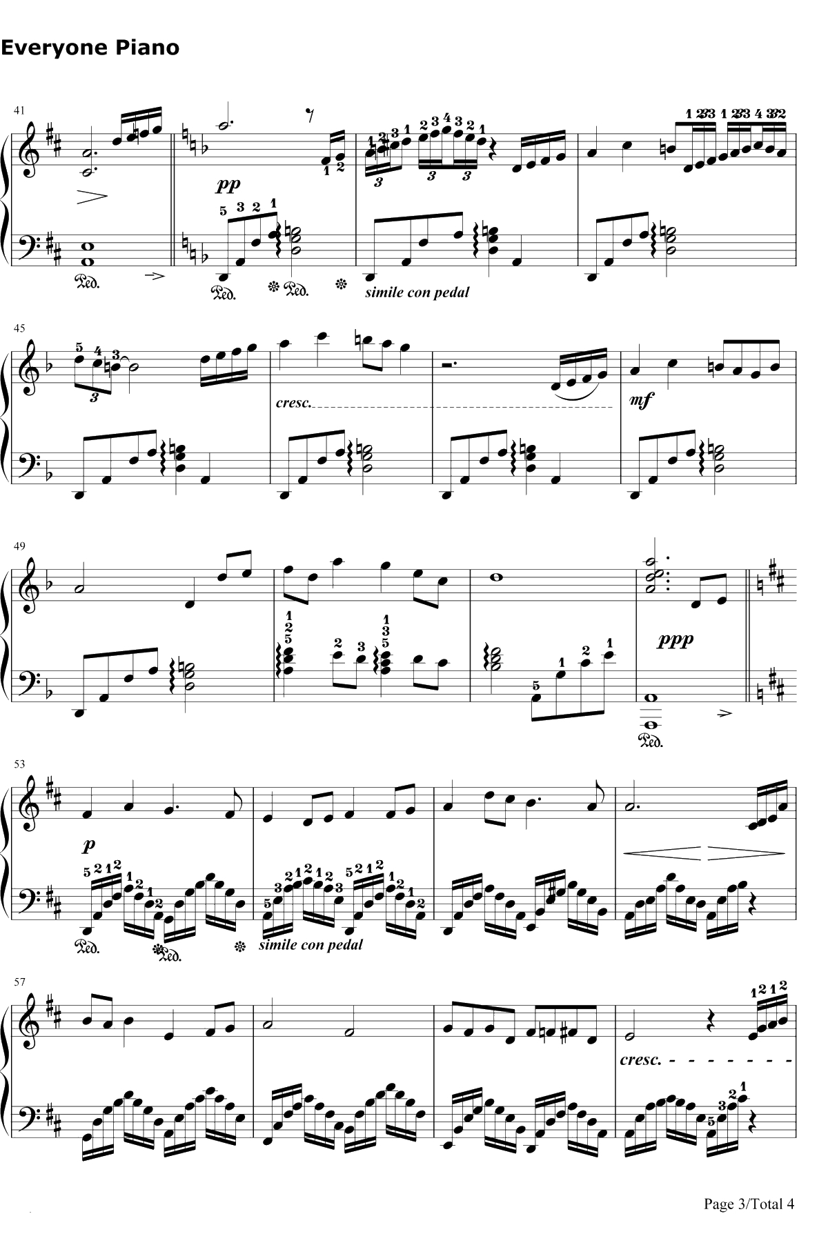 Dear Friends钢琴谱-植松伸夫3