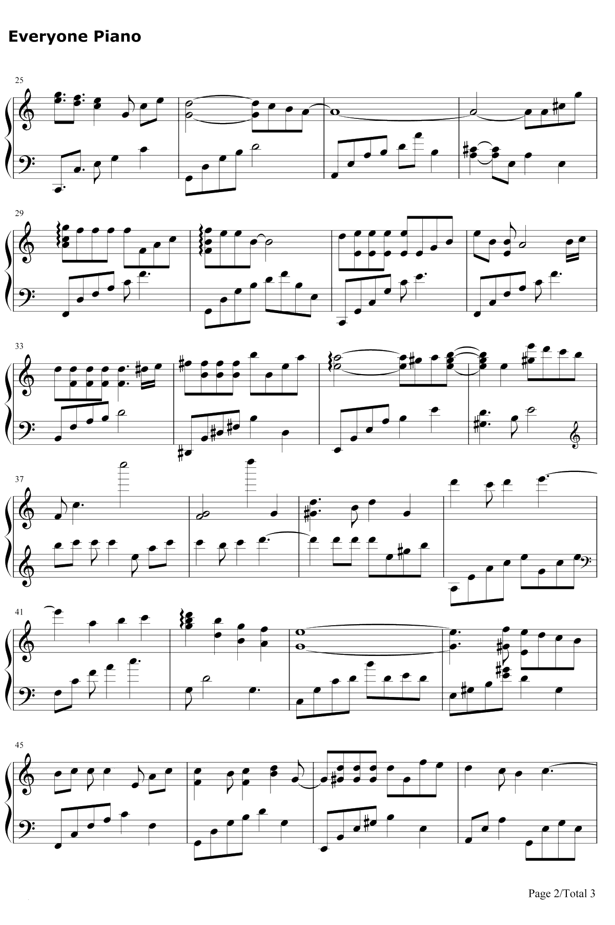 恋与制作人开场音乐钢琴谱-恋与制作人2