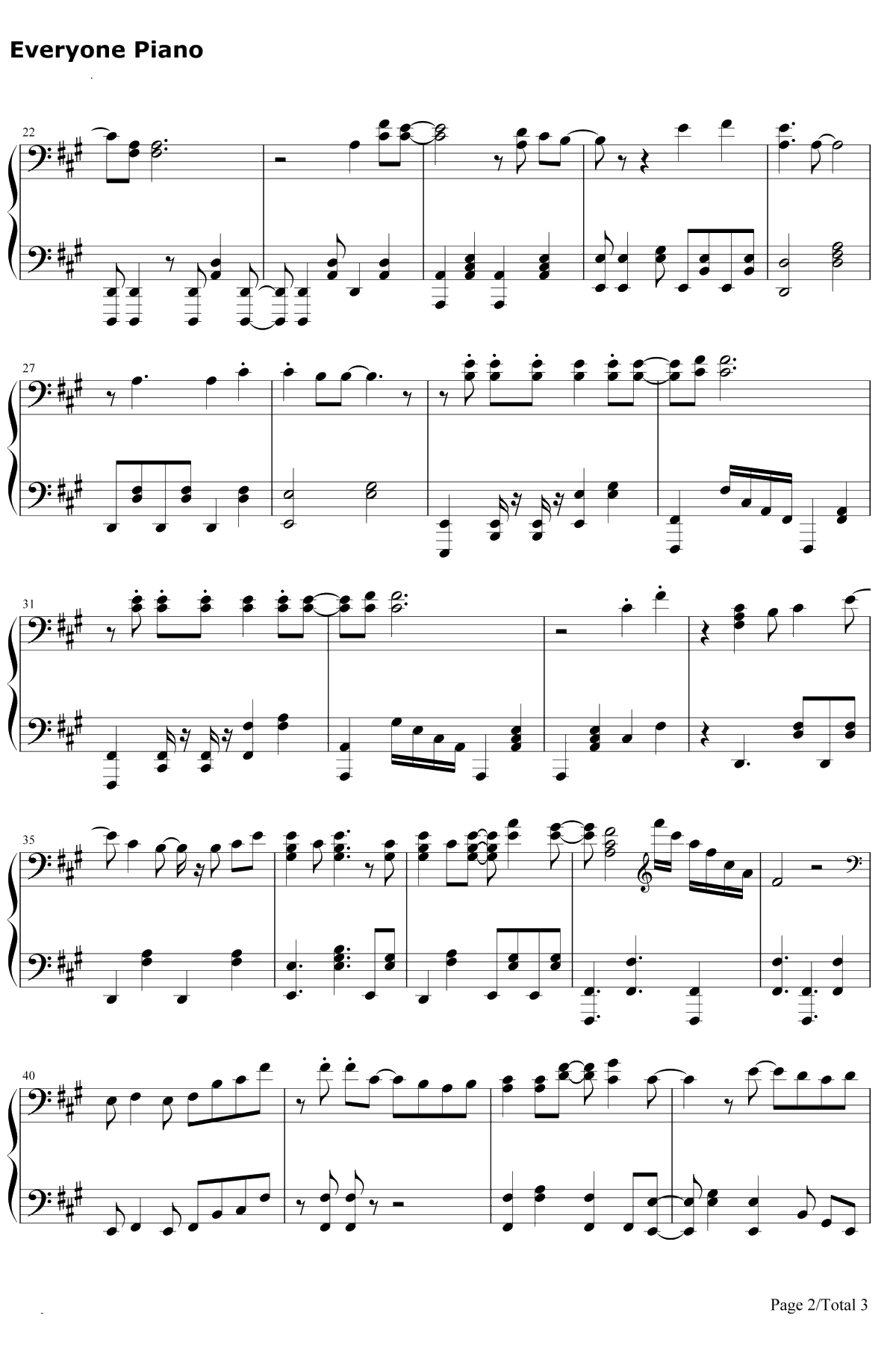 Bright Burning Shout钢琴谱-西川贵教2