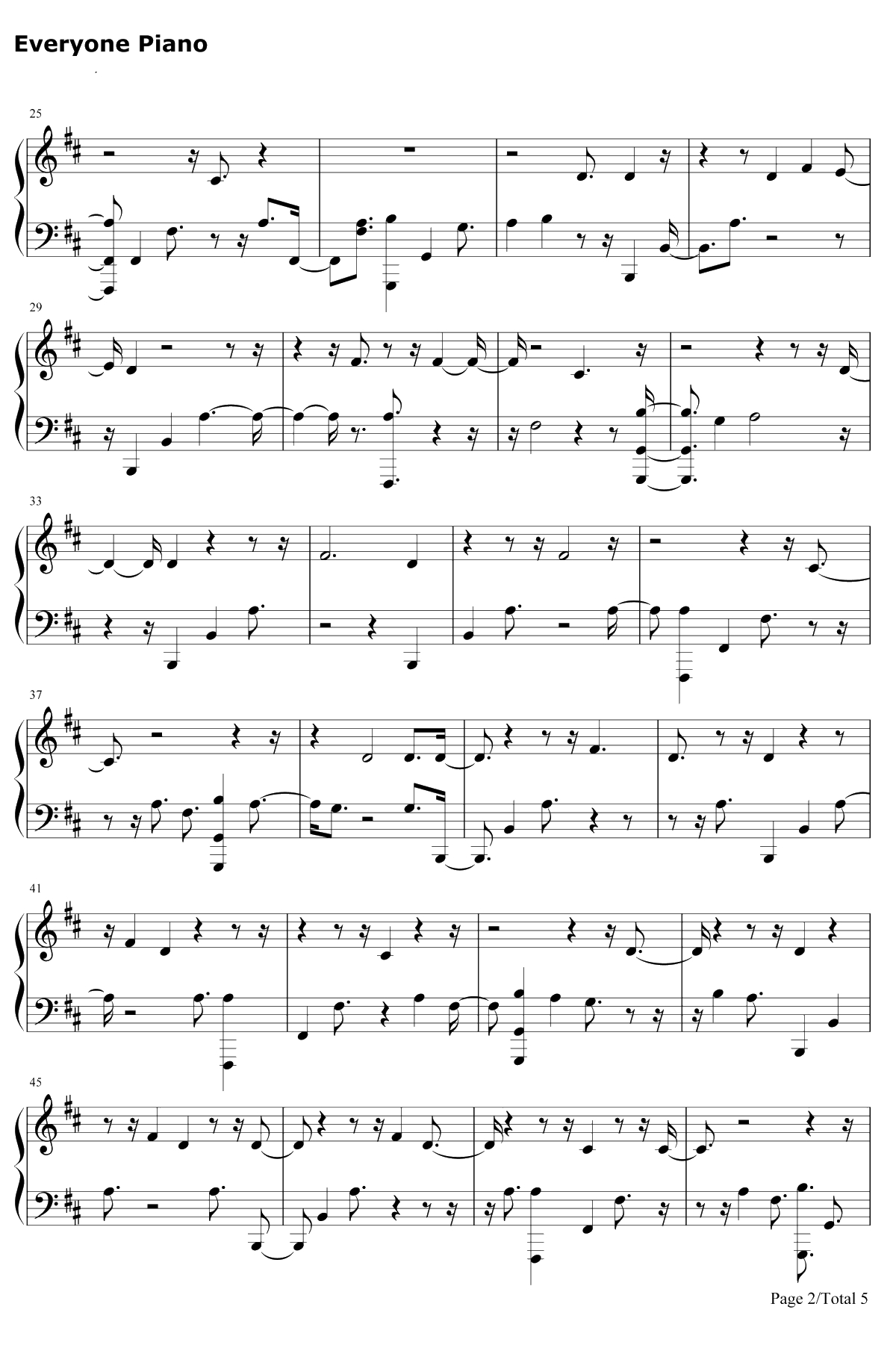 She Loves Control钢琴谱-Camila Cabello2