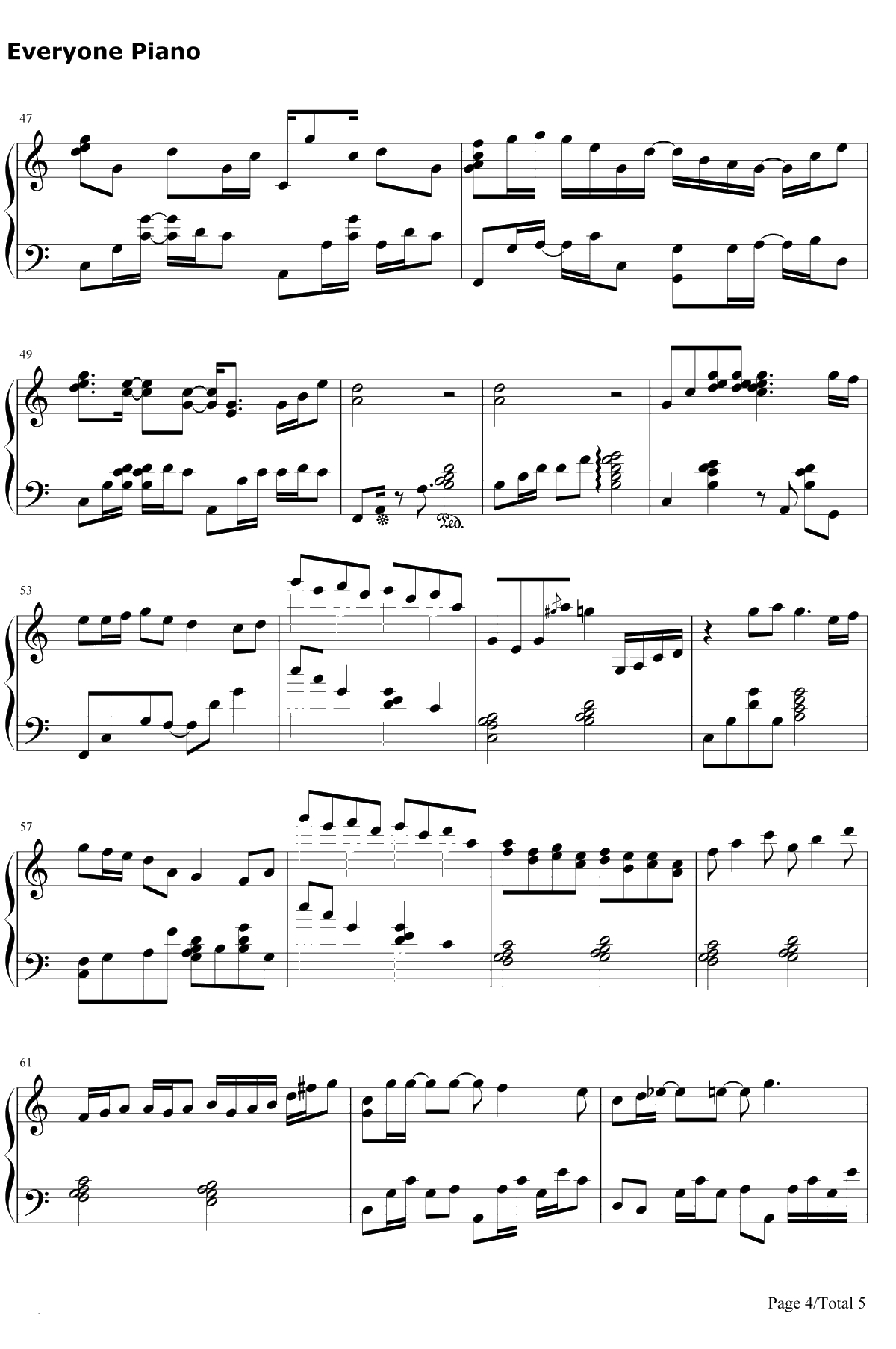 Your Reality钢琴谱-Jillian Ashcraft4