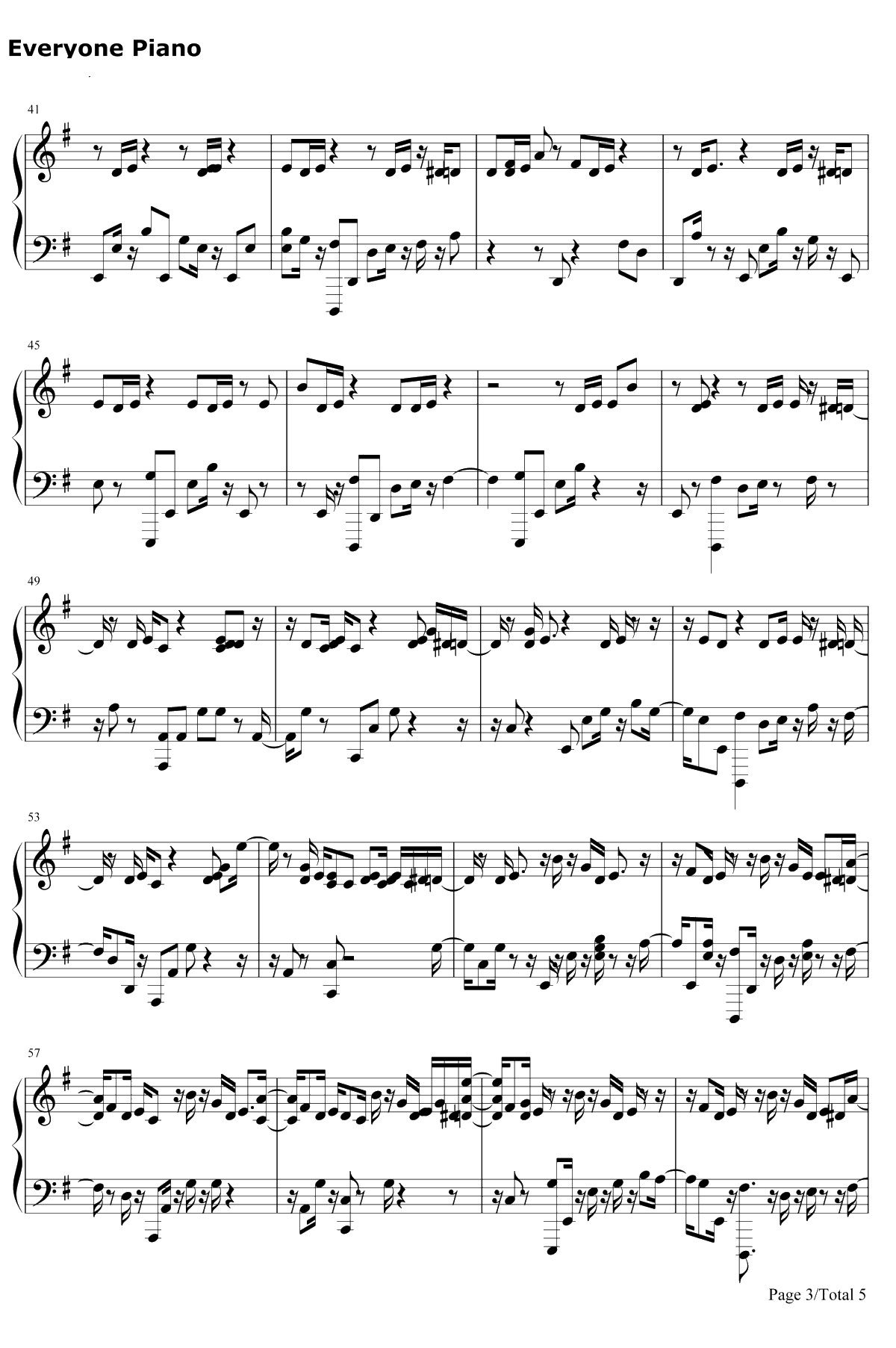 Pray for Me钢琴谱-The Weeknd / Kendrick Lamar3