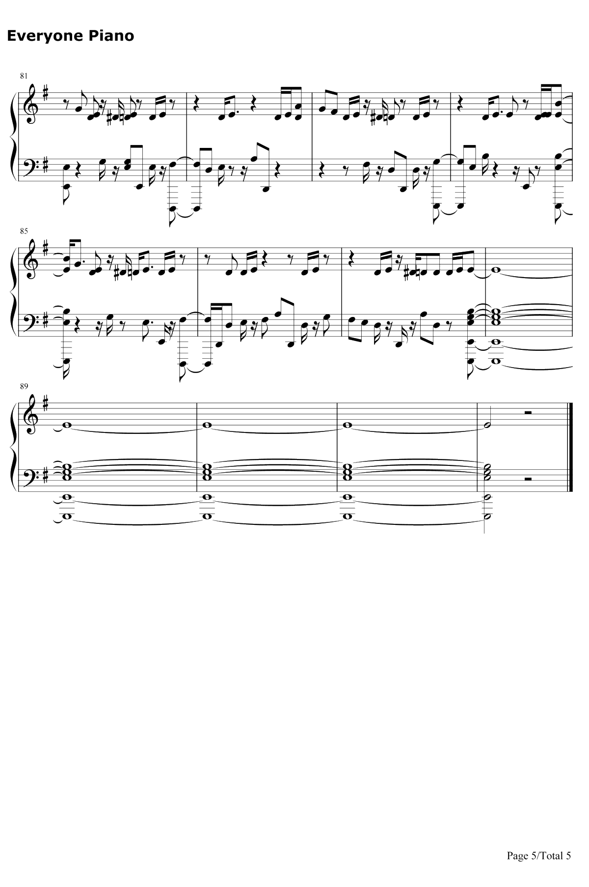 Pray for Me钢琴谱-The Weeknd / Kendrick Lamar5