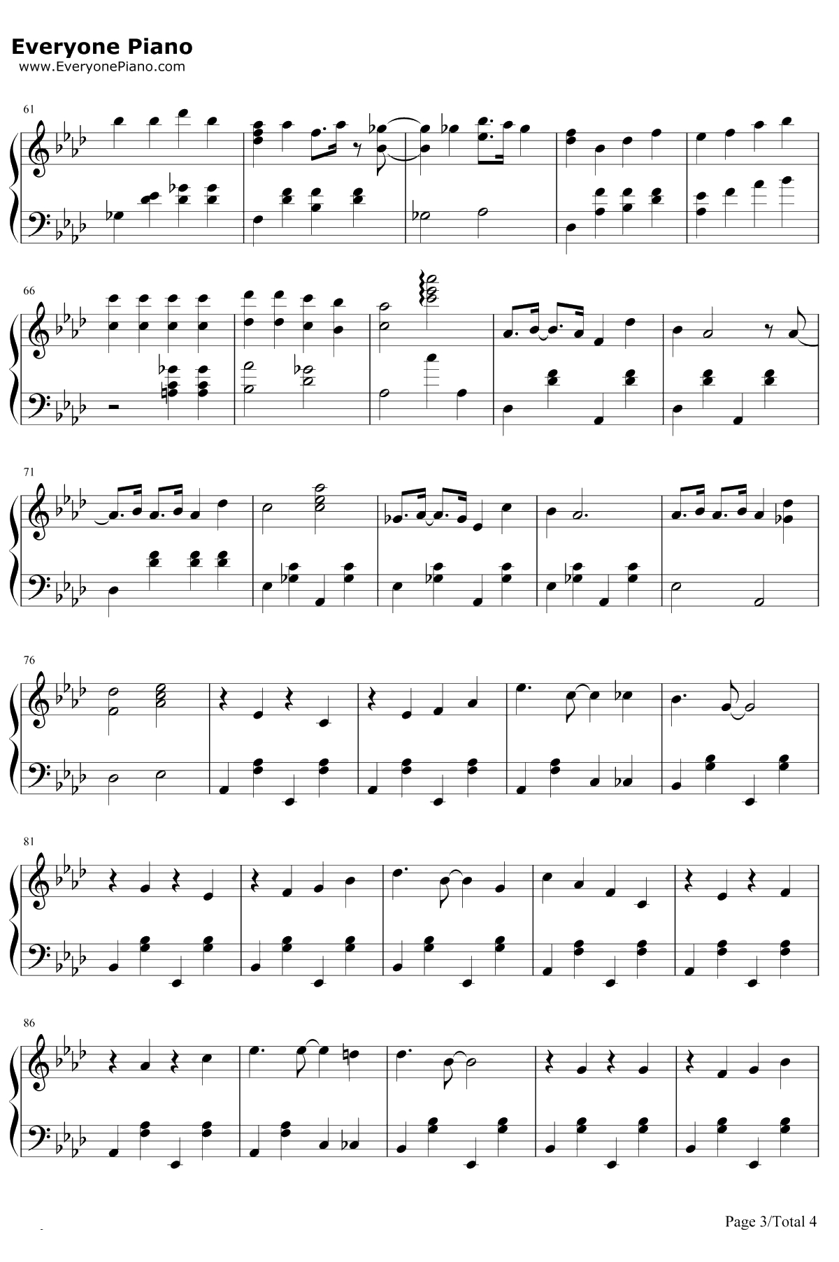 Rudolph the Red钢琴谱-Johnny Marks3