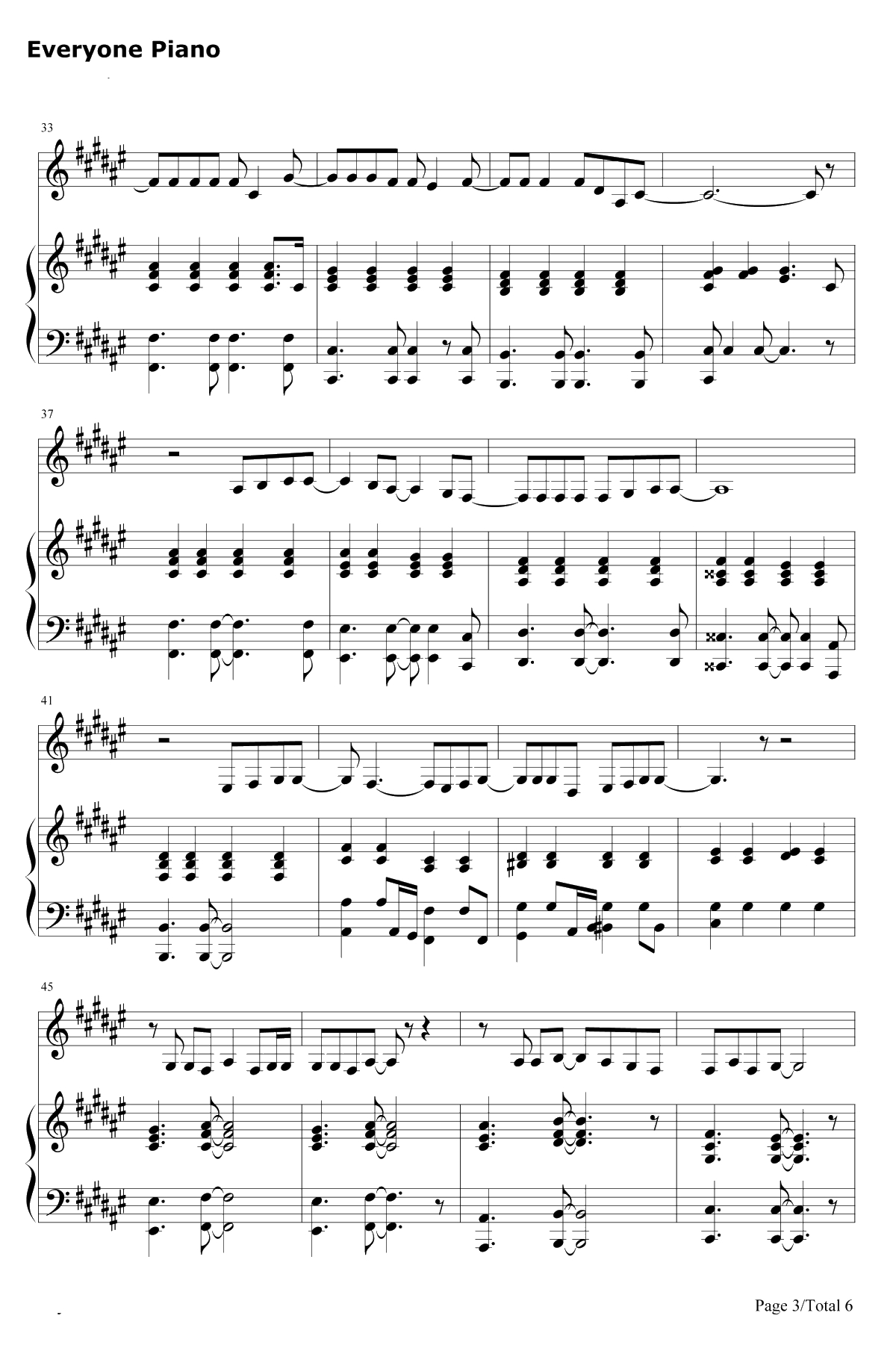 25 Minutes钢琴谱-Michael Learns To Rock3