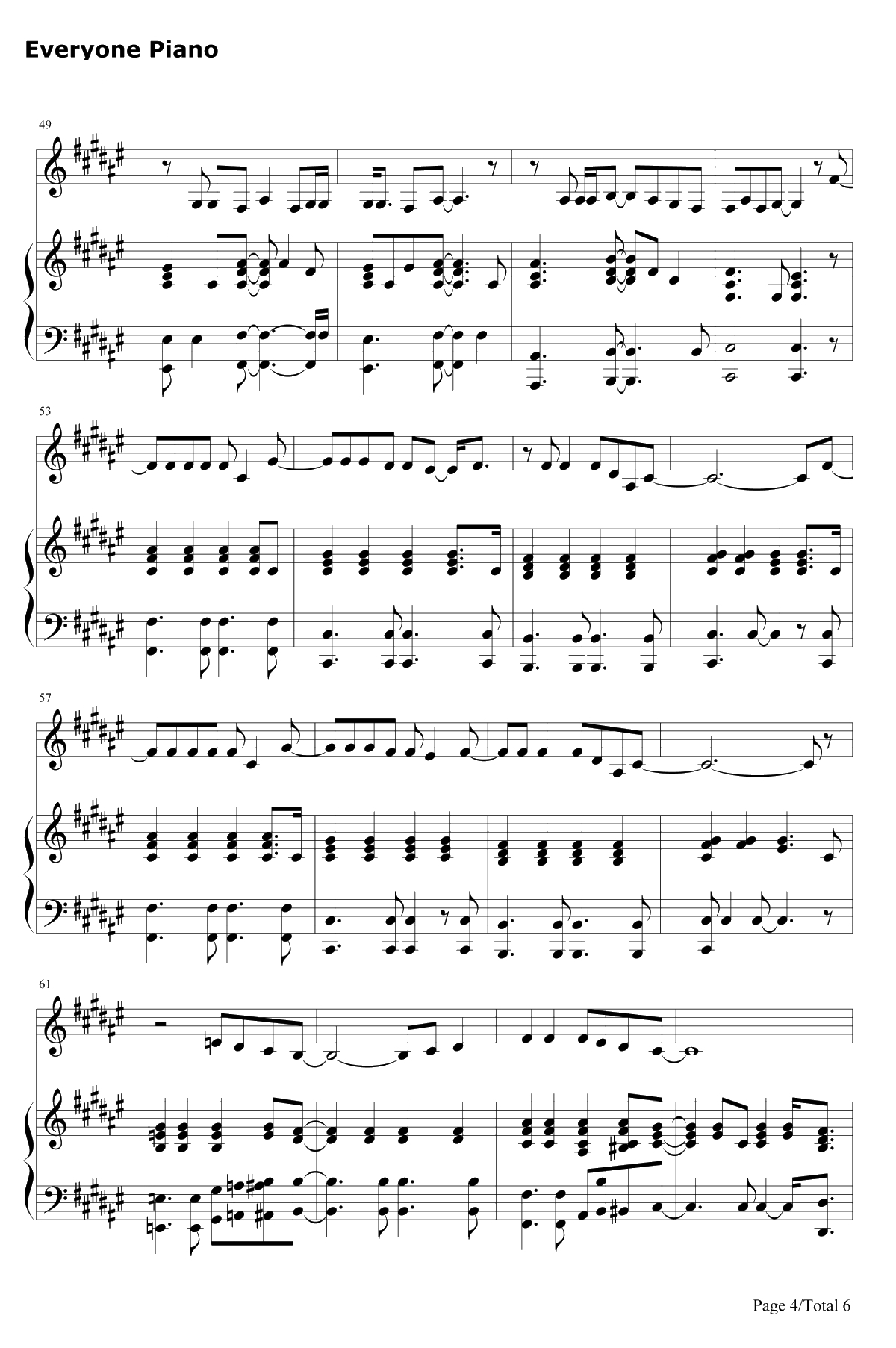 25 Minutes钢琴谱-Michael Learns To Rock4