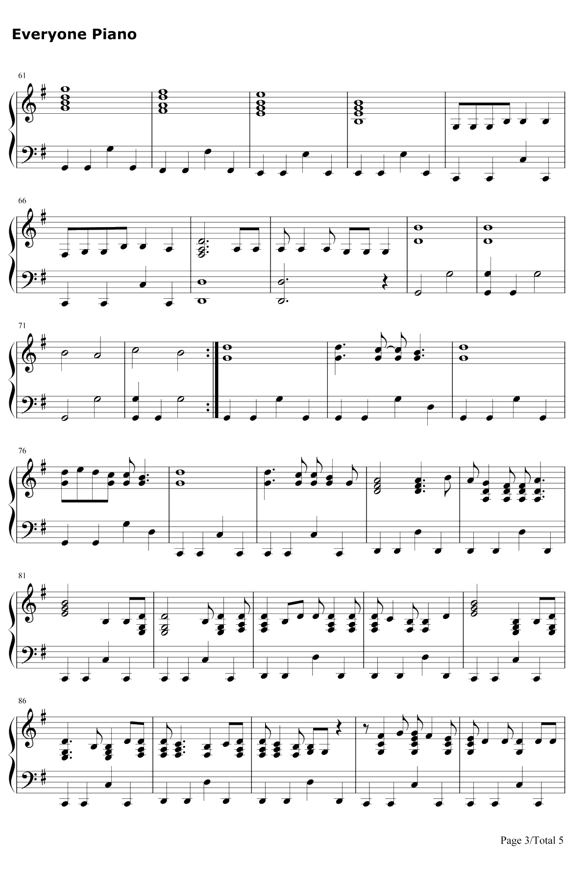 Begin Again钢琴谱-TaylorSwift3