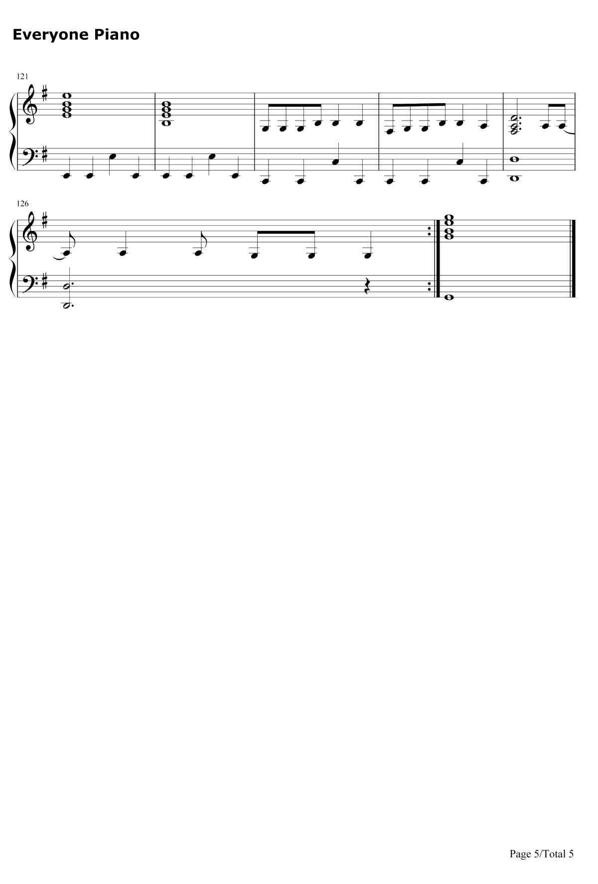 Begin Again钢琴谱-TaylorSwift5