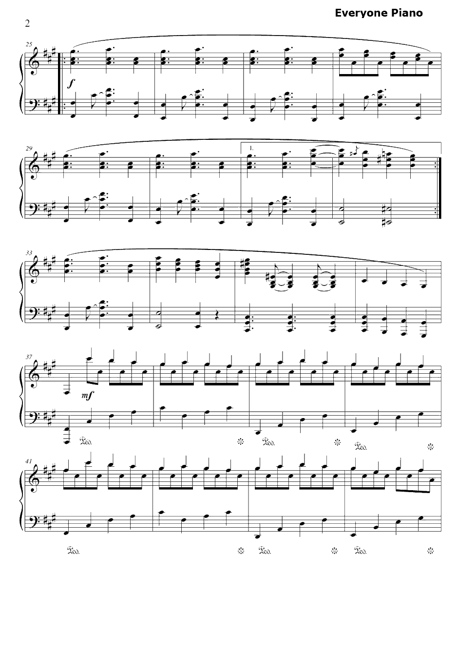 血の涙钢琴谱-松原健一-恶魔城2：诅咒的封印OST2