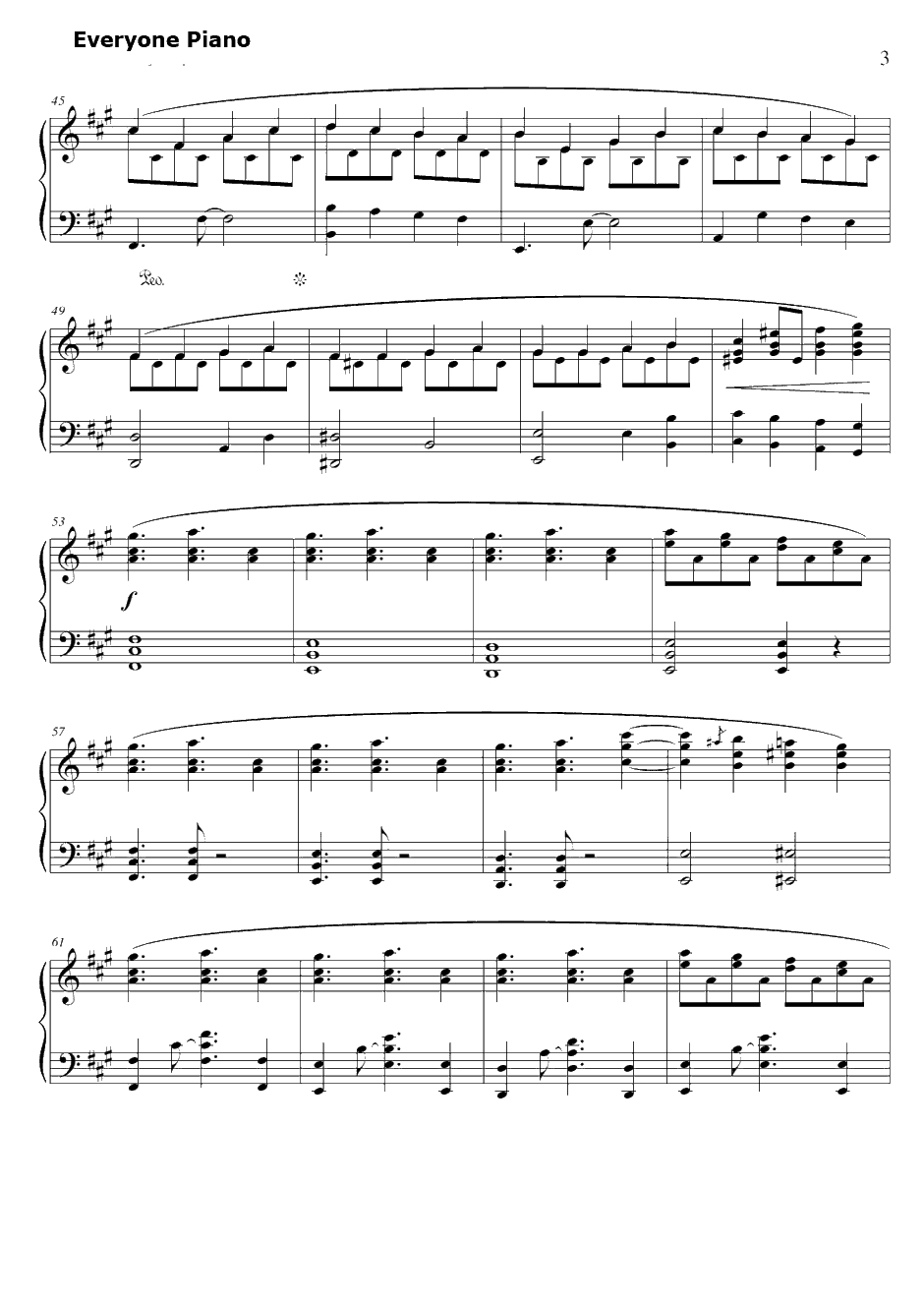 血の涙钢琴谱-松原健一-恶魔城2：诅咒的封印OST3