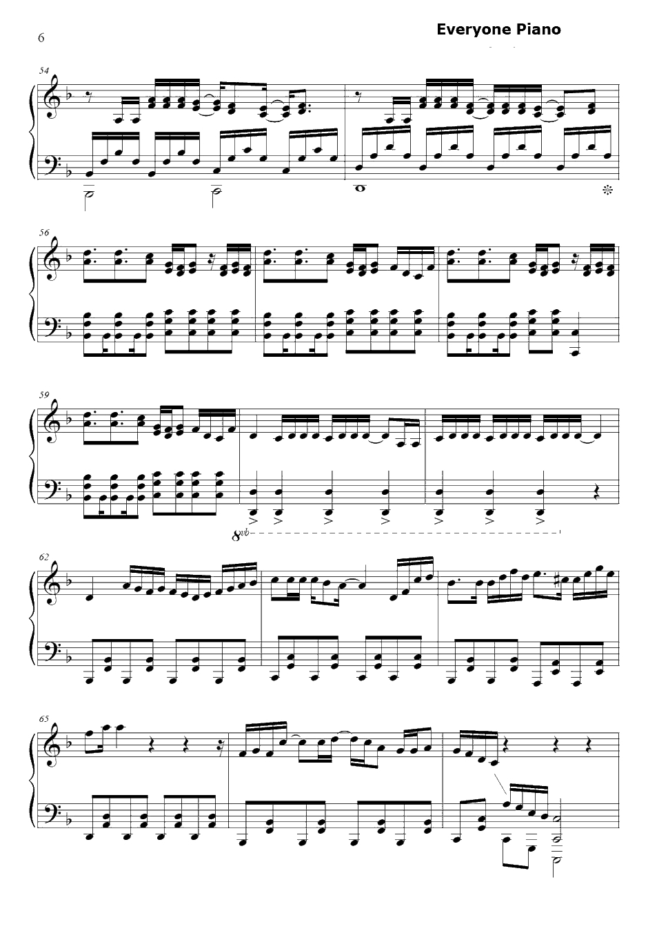 Core Pride钢琴谱-UVERworld-青之驱魔师OP16