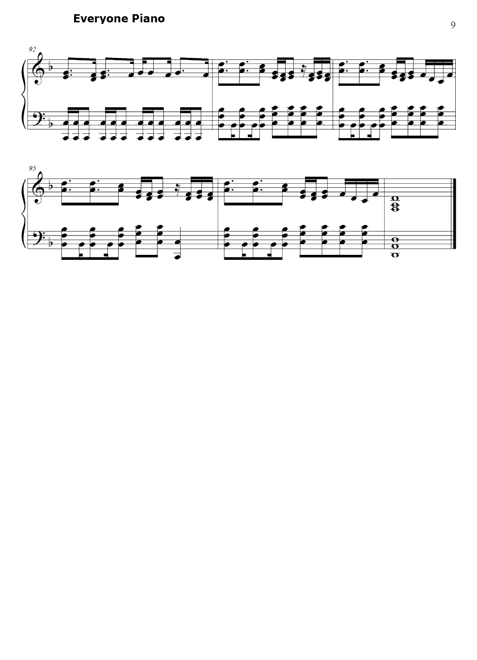 Core Pride钢琴谱-UVERworld-青之驱魔师OP19