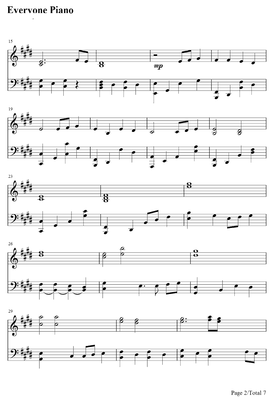 You Are My All In All钢琴谱-ThePraiseBabyCollection2