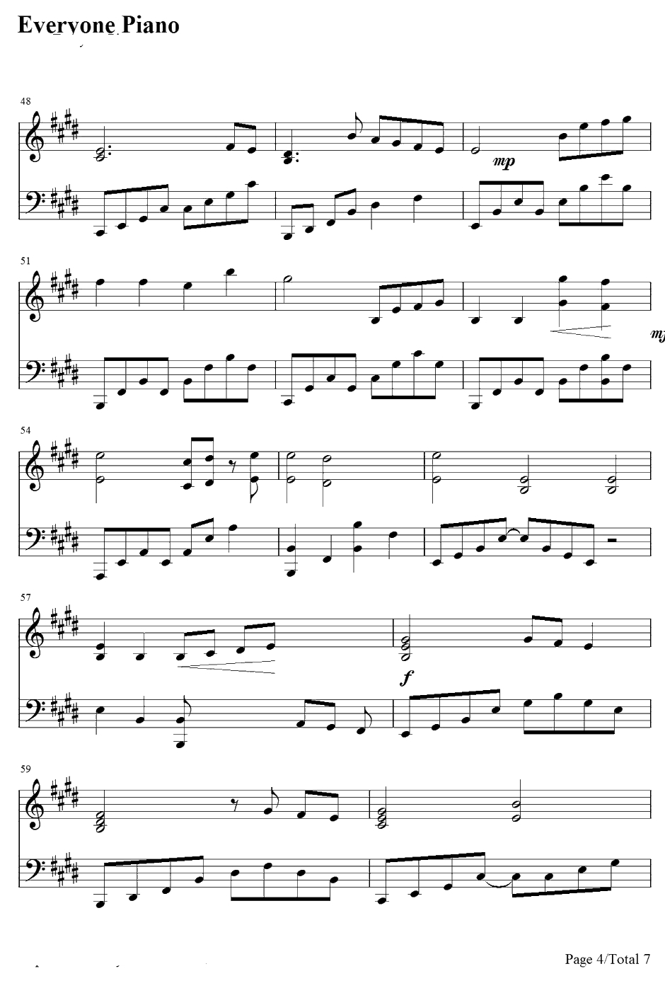 You Are My All In All钢琴谱-ThePraiseBabyCollection4