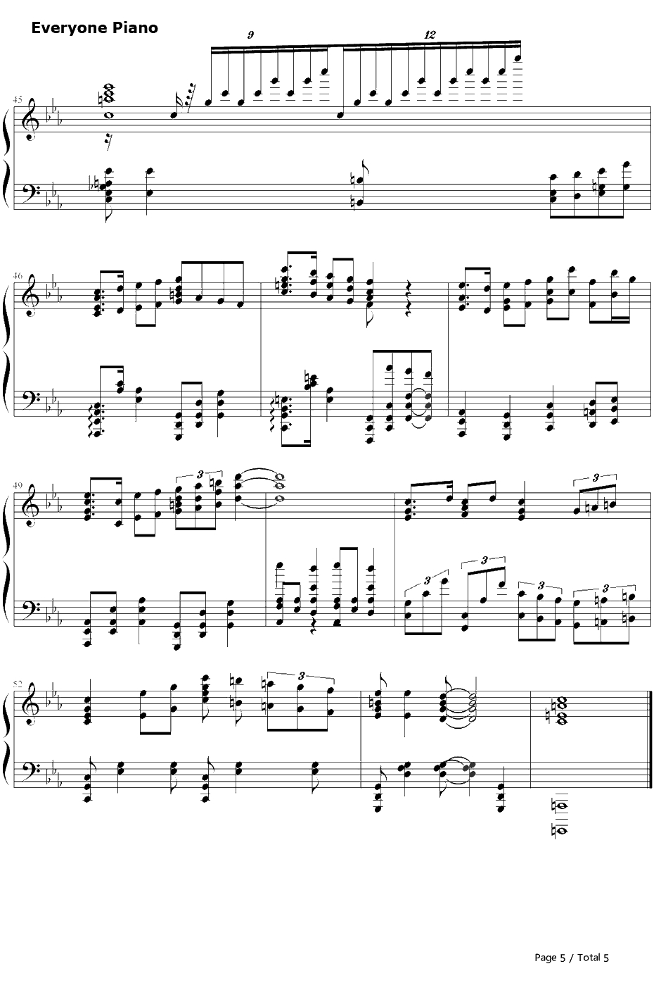 凶梦伝染钢琴谱-ALIPROJECT-AnotherOP5