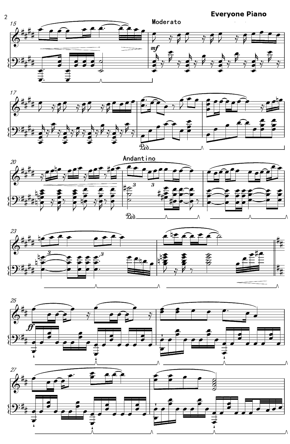 银闪の风钢琴谱-铃木木乃美-魔弹之王与战姬OP2