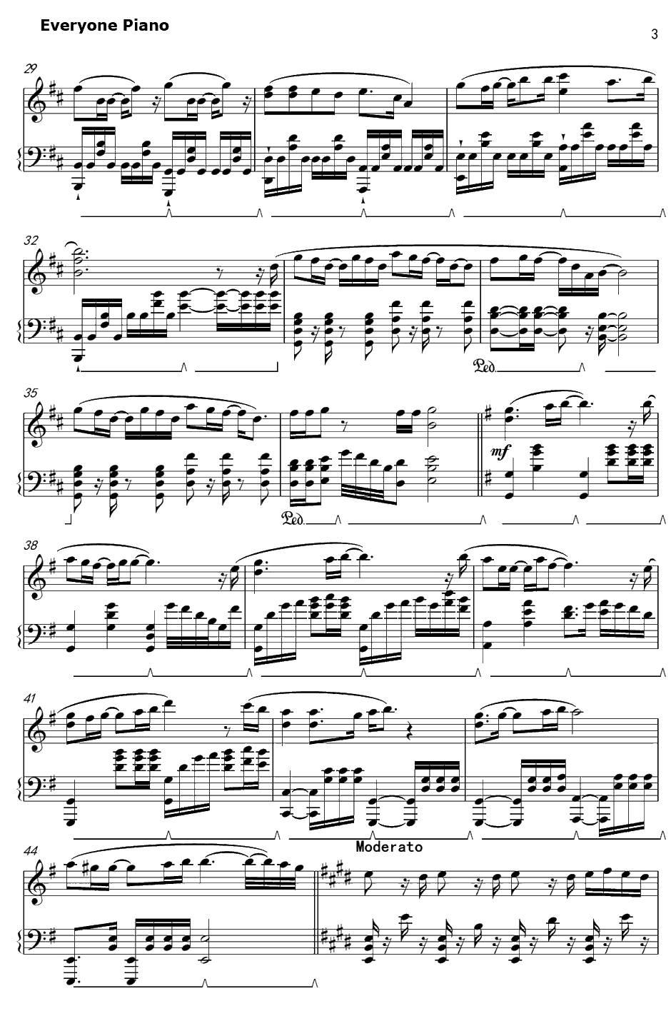 银闪の风钢琴谱-铃木木乃美-魔弹之王与战姬OP3