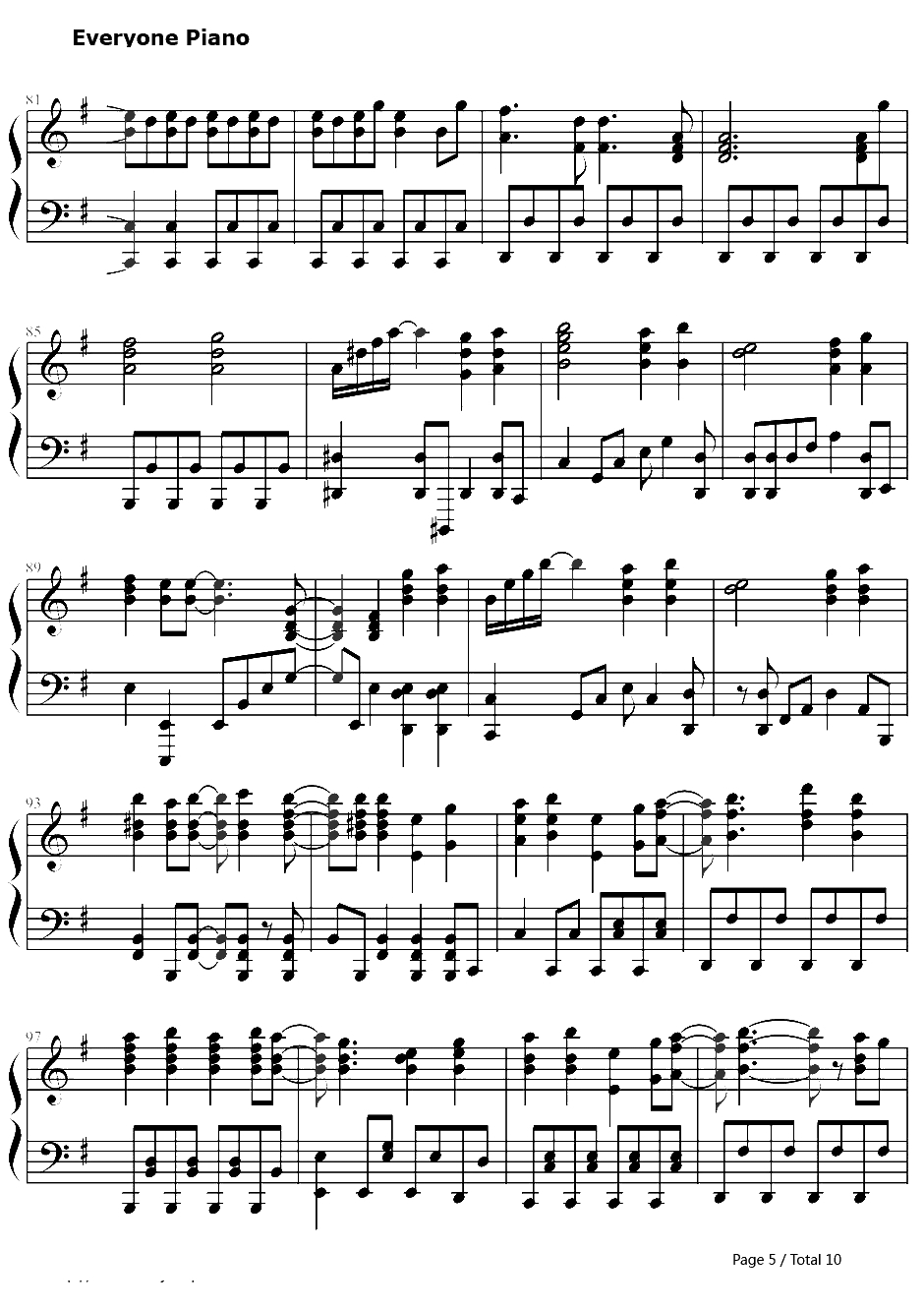 弧ギツネの乱钢琴谱-镜音リン-触手猴版-镜音リン5