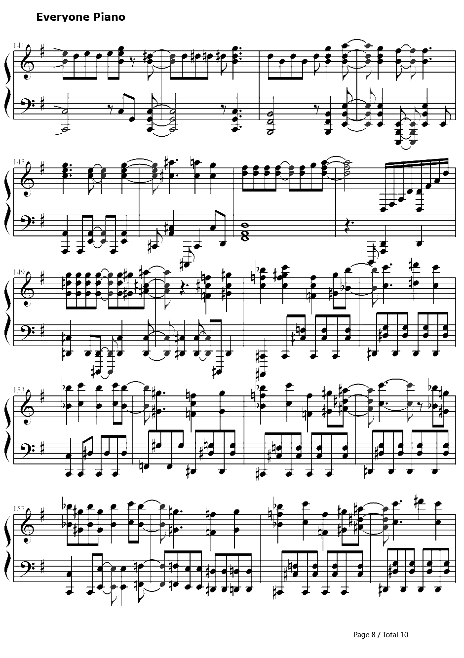 弧ギツネの乱钢琴谱-镜音リン-触手猴版-镜音リン8