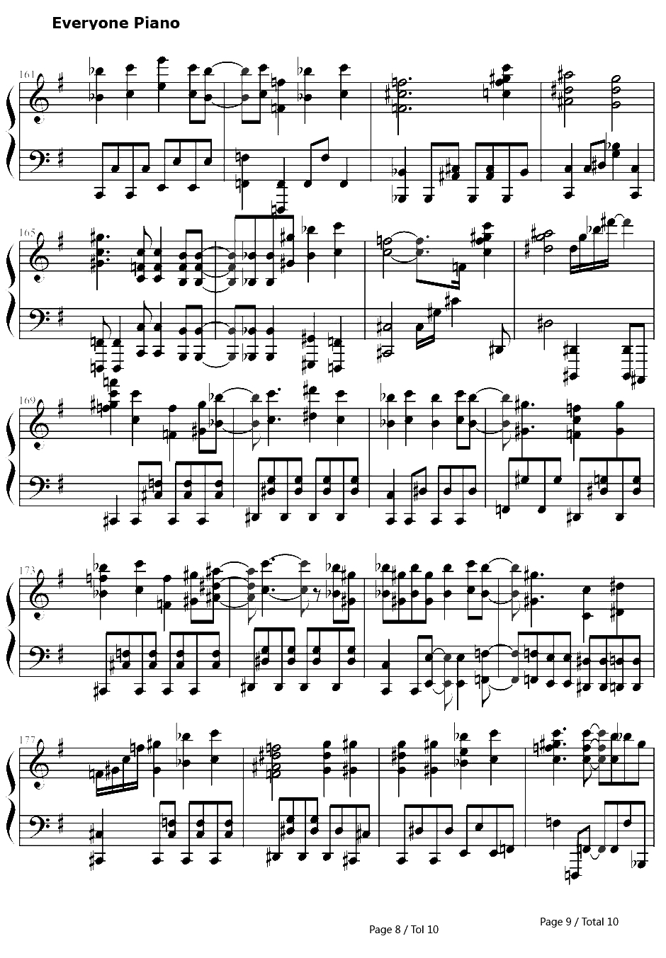 弧ギツネの乱钢琴谱-镜音リン-触手猴版-镜音リン9