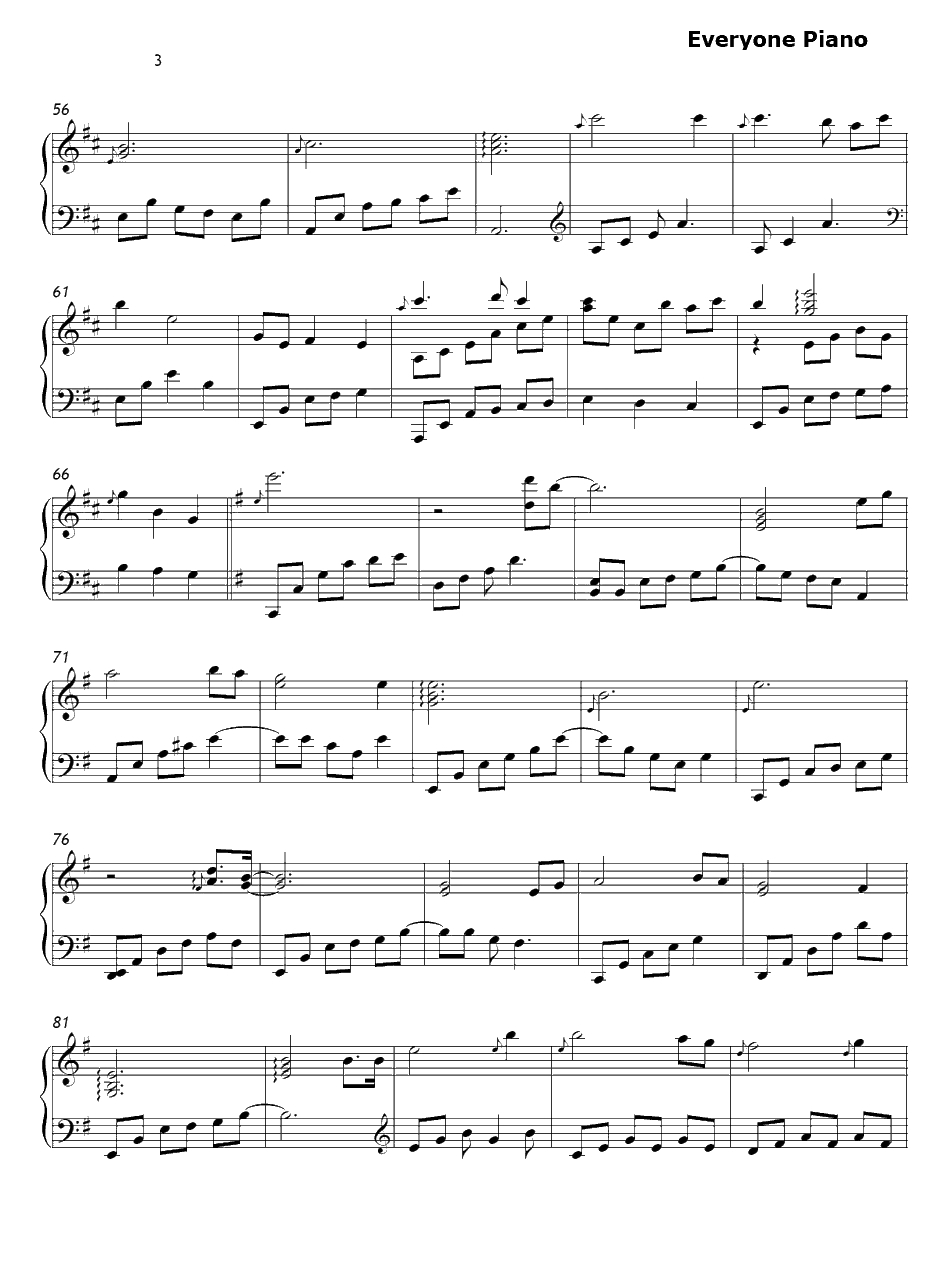 You Were There钢琴谱-StevenGeraghty-古堡迷踪ED-ICOED3