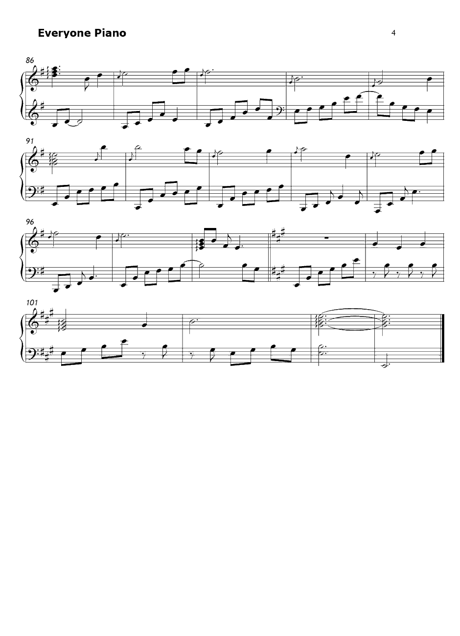 You Were There钢琴谱-StevenGeraghty-古堡迷踪ED-ICOED4