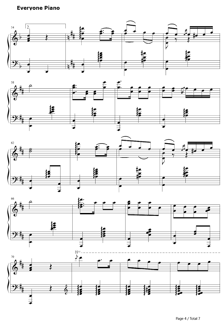 查尔达什舞曲钢琴谱-VittorioMonti-Czardas4