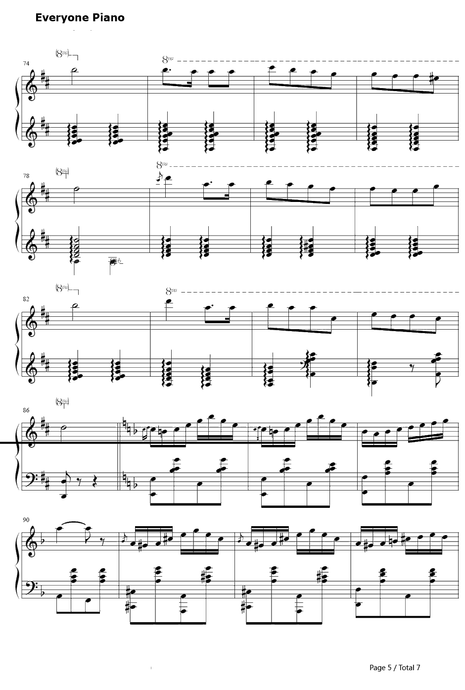 查尔达什舞曲钢琴谱-VittorioMonti-Czardas5