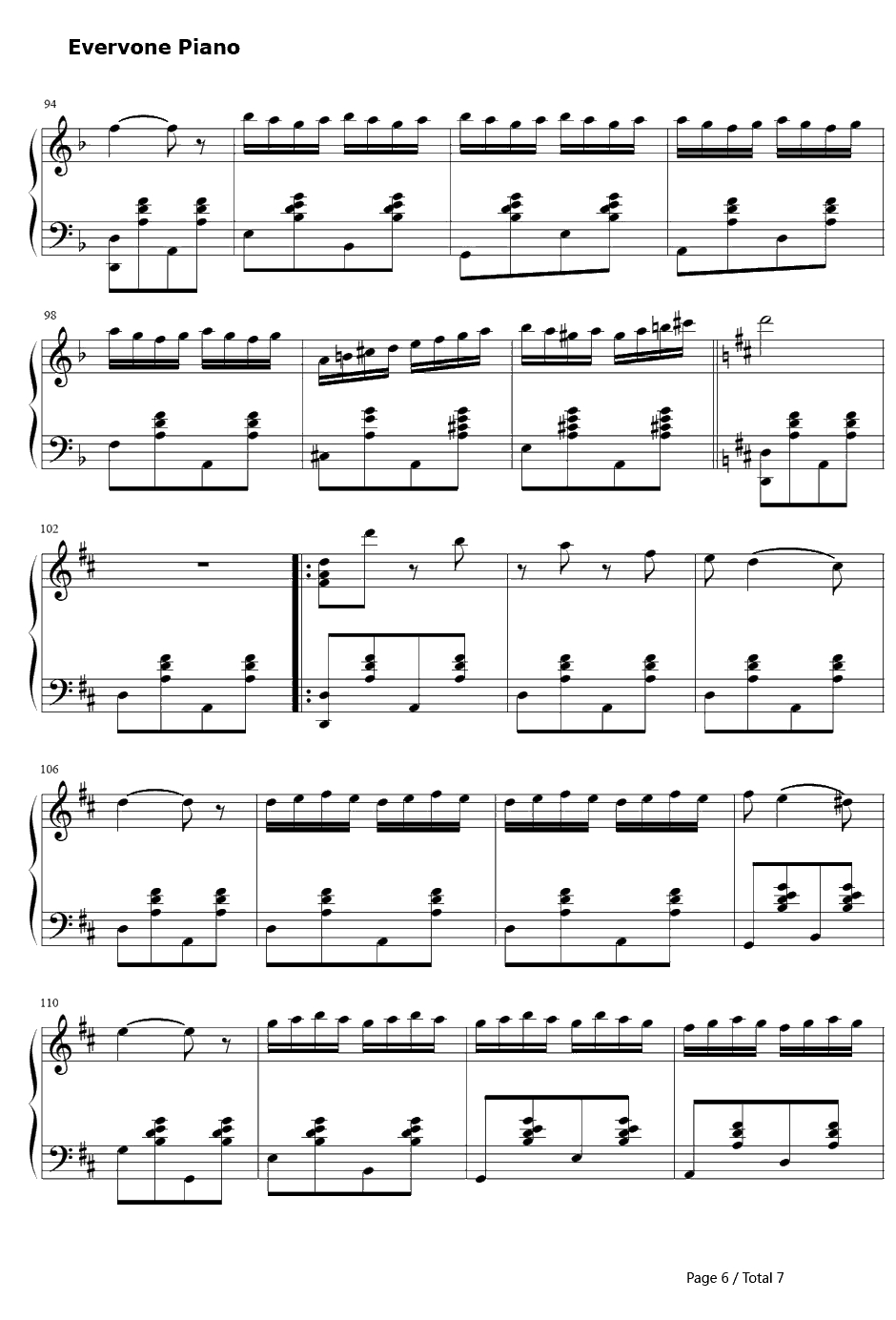 查尔达什舞曲钢琴谱-VittorioMonti-Czardas6