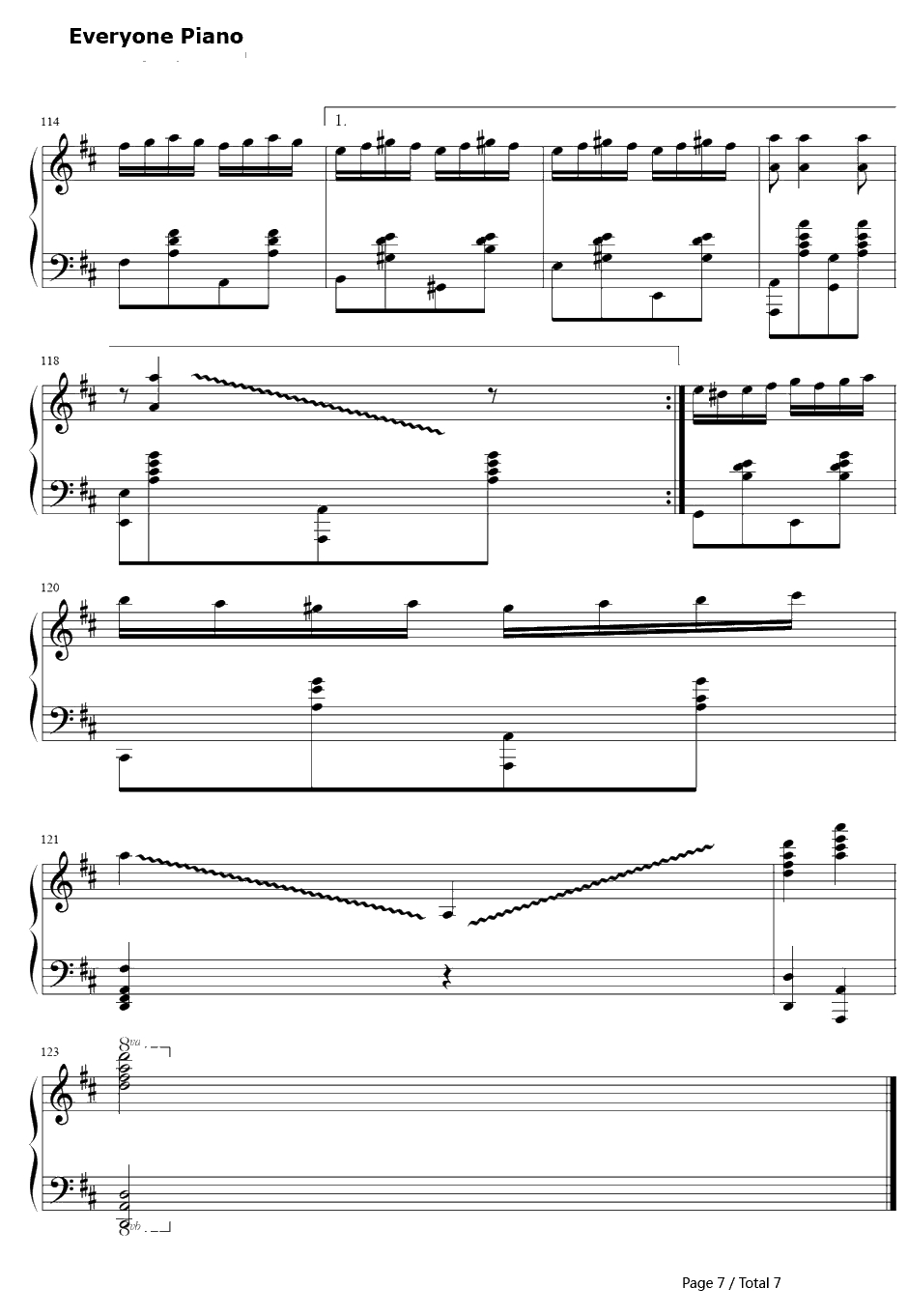 查尔达什舞曲钢琴谱-VittorioMonti-Czardas7