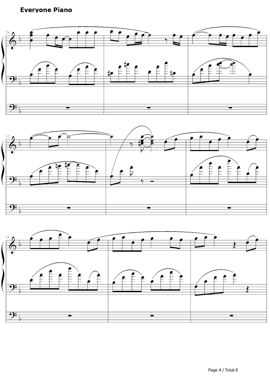 笑って笑って钢琴谱-奥华子4