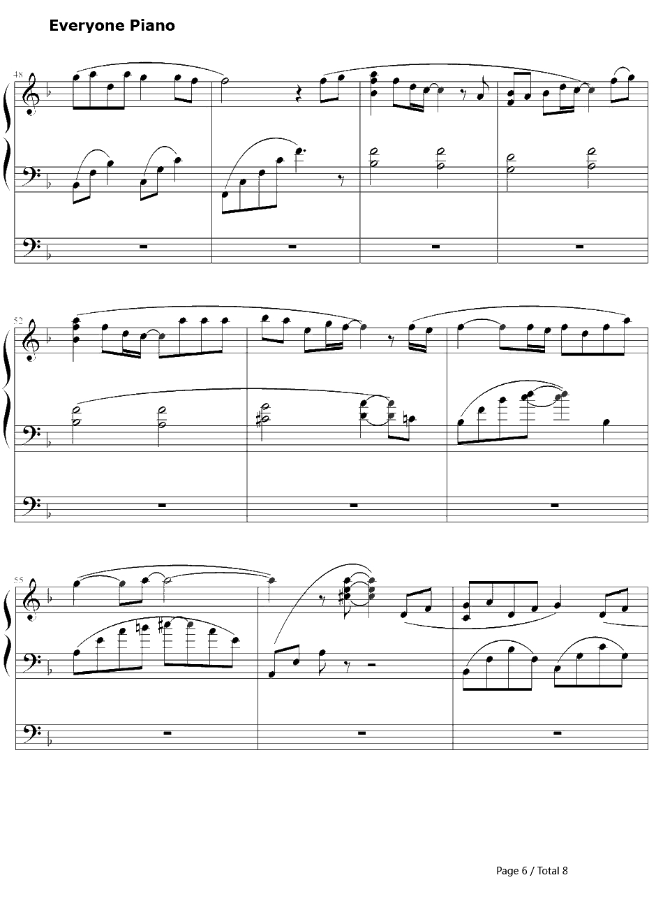 笑って笑って钢琴谱-奥华子6