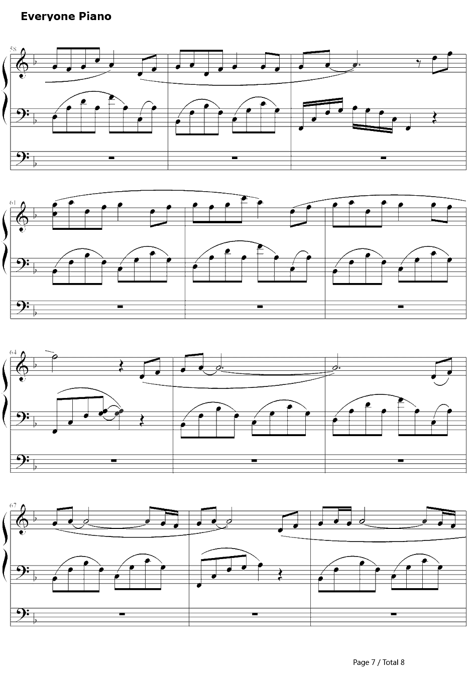 笑って笑って钢琴谱-奥华子7