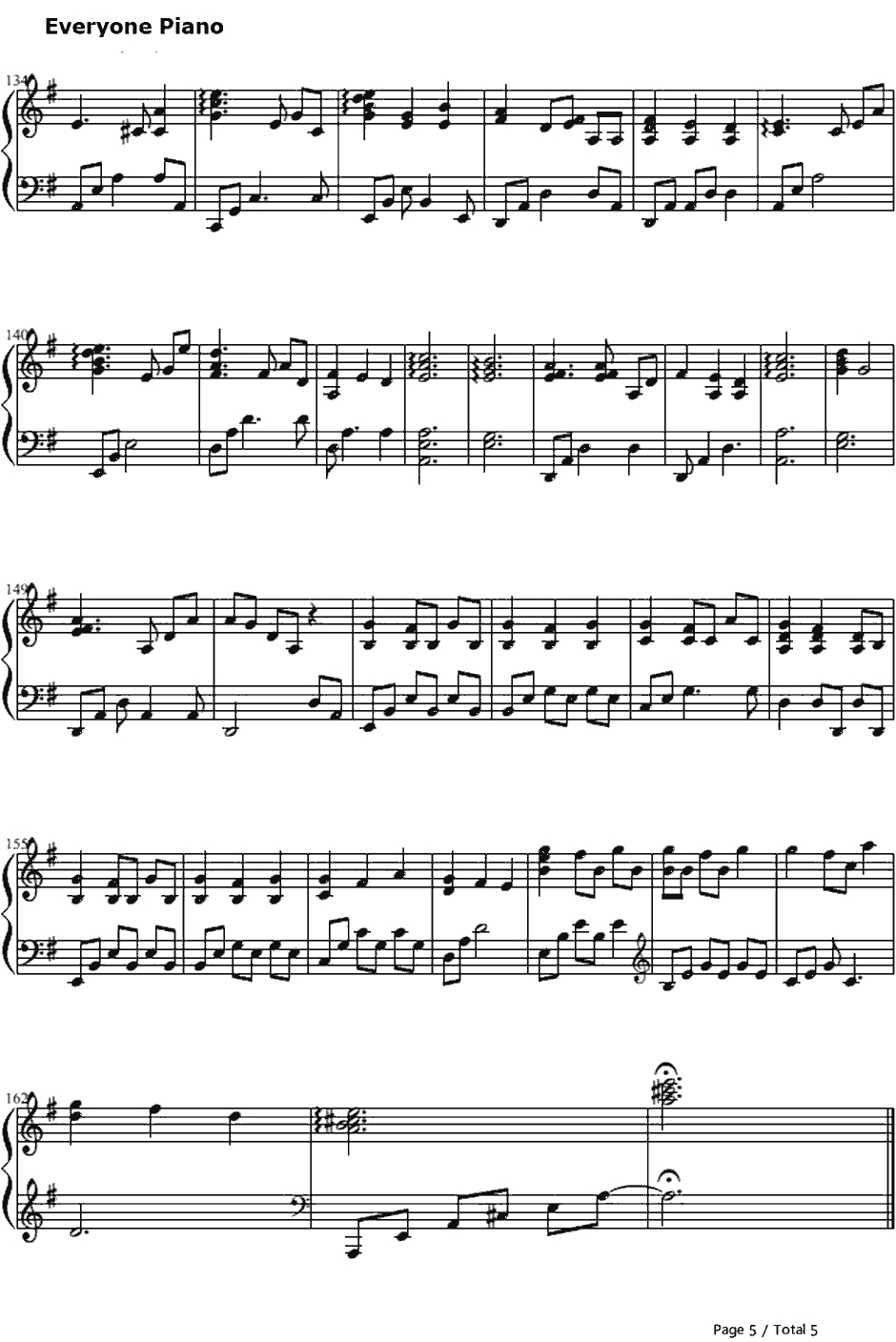 Fear Not This Night钢琴谱-吉克隽逸-无惧此夜-激战2主题曲5