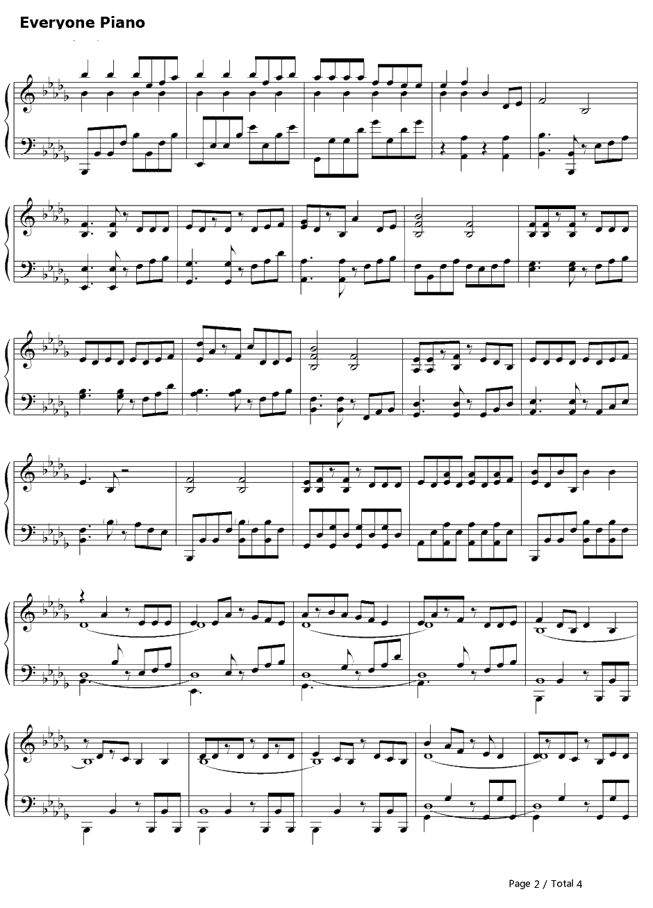 BEAUTIFUL≒SENTENCE钢琴谱-MagusTwo-TRINITYSEVEN魔道书7使者ED12